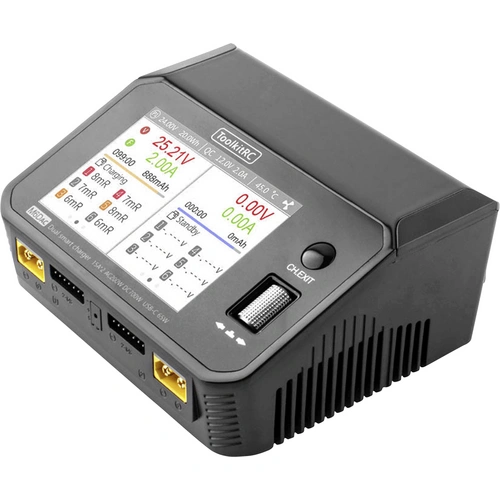 Toolkit RC M6DAC Modellbau-Ladegerät 25A LiPo, LiFePO, LiIon, LiHV, Blei, NiCd, NiMH Toolkit RC M6DAC Modellbau-Ladegerät 25A LiPo, LiFePO, LiIon, LiHV, Blei, NiCd, NiMH