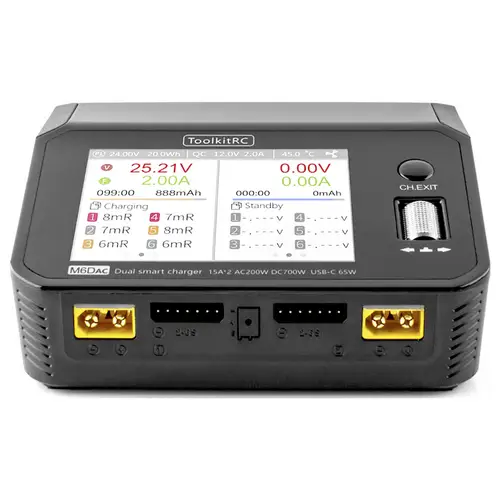 Toolkit RC M6DAC Modellbau-Ladegerät 25A LiPo, LiFePO, LiIon, LiHV, Blei, NiCd, NiMH Toolkit RC M6DAC Modellbau-Ladegerät 25A LiPo, LiFePO, LiIon, LiHV, Blei, NiCd, NiMH