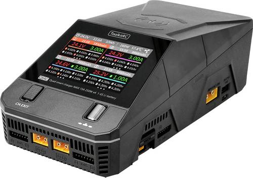 Toolkit RC Q6AC Modellbau-Ladegerät 15 A LiPo, LiFePO, LiIon, LiHV, NiCd, NiMH, Blei