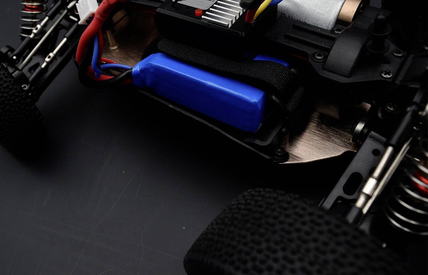 MODSTER Mini Cito Blau, Rot Brushed 1:14 RC Modellauto Elektro Buggy Allradantrieb (4WD) RtR 2,4GHz inkl. Akku und Ladekabel