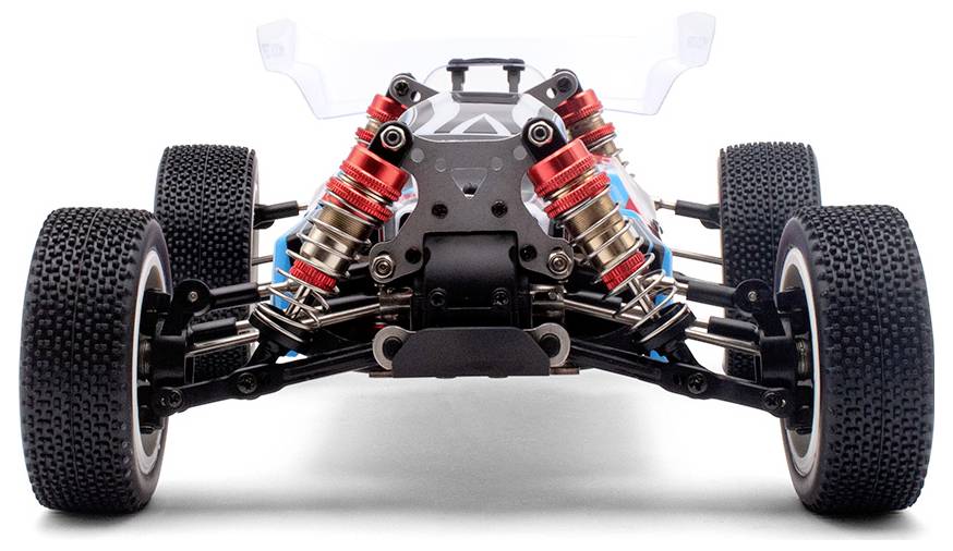 MODSTER Mini Cito Blau, Rot Brushed 1:14 RC Modellauto Elektro Buggy Allradantrieb (4WD) RtR 2,4GHz inkl. Akku und Ladekabel