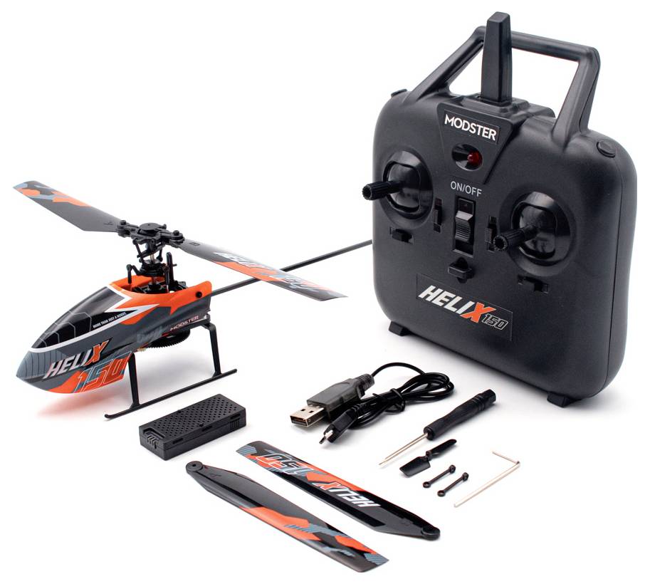 MODSTER HeliX 150 Flybarless RC Hubschrauber RtF