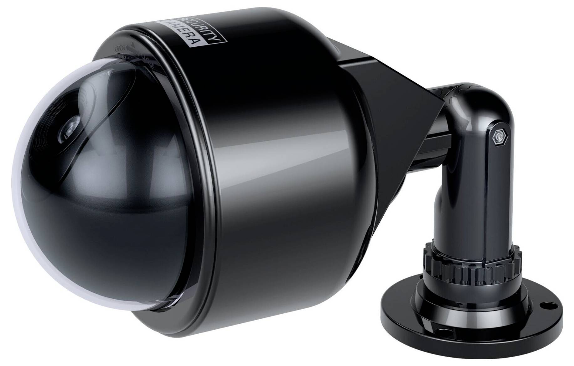 Basi 1000-0312 Kamera-Attrappe mit blinkender LED, mit Solarmodul