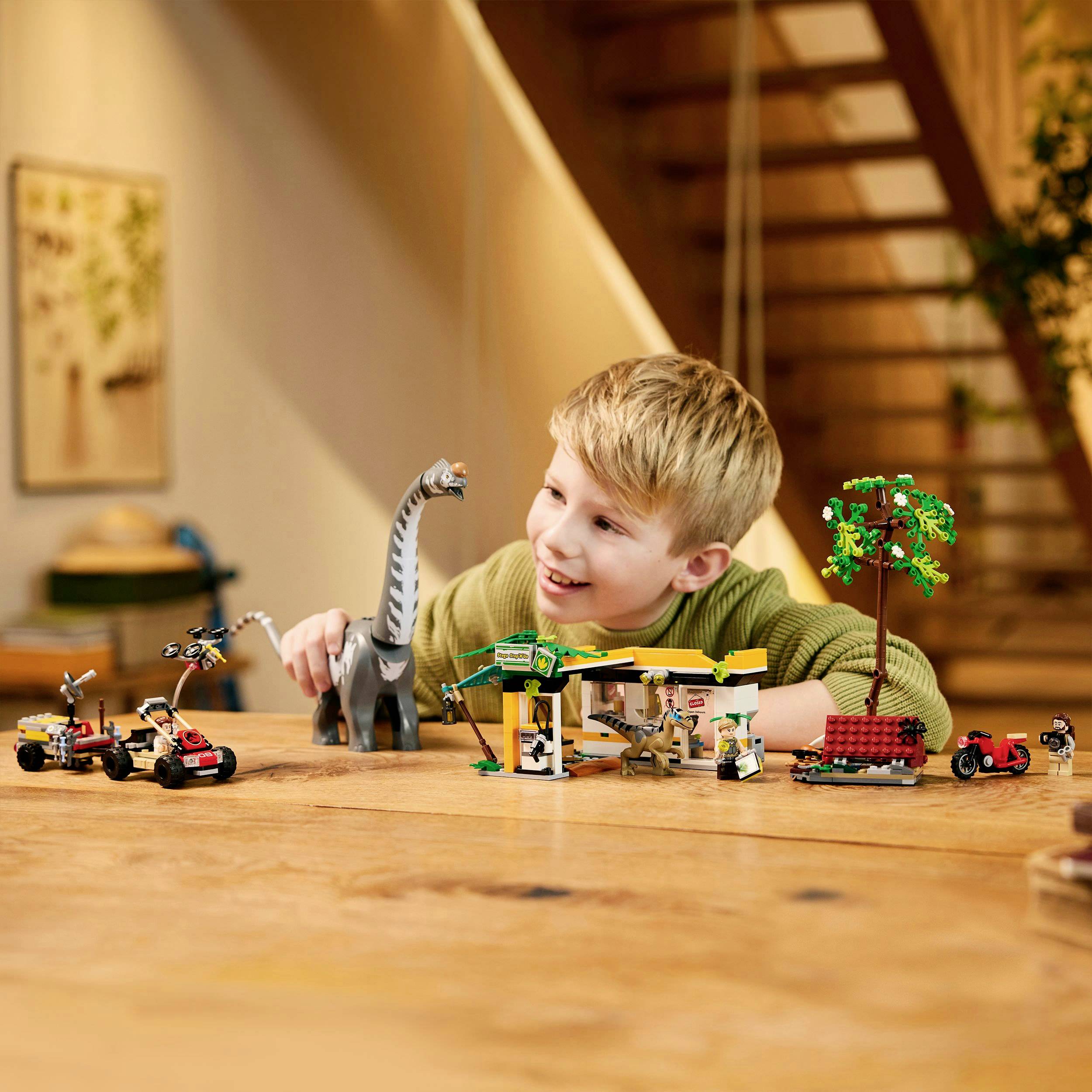 76973 LEGO® JURASSIC WORLD™ Raptor & Titanosaurus: Große Fährtensuche