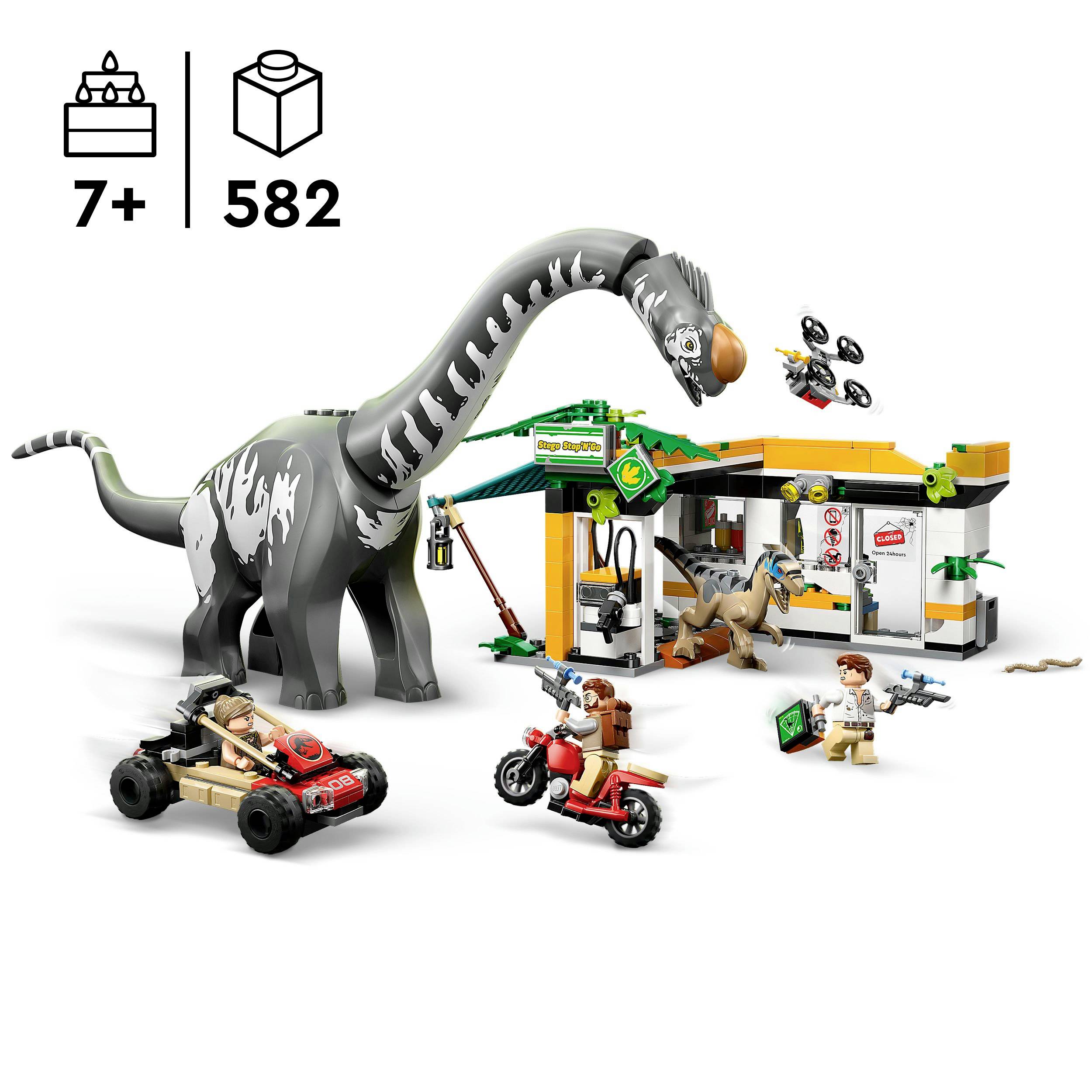 76973 LEGO® JURASSIC WORLD™ Raptor & Titanosaurus: Große Fährtensuche