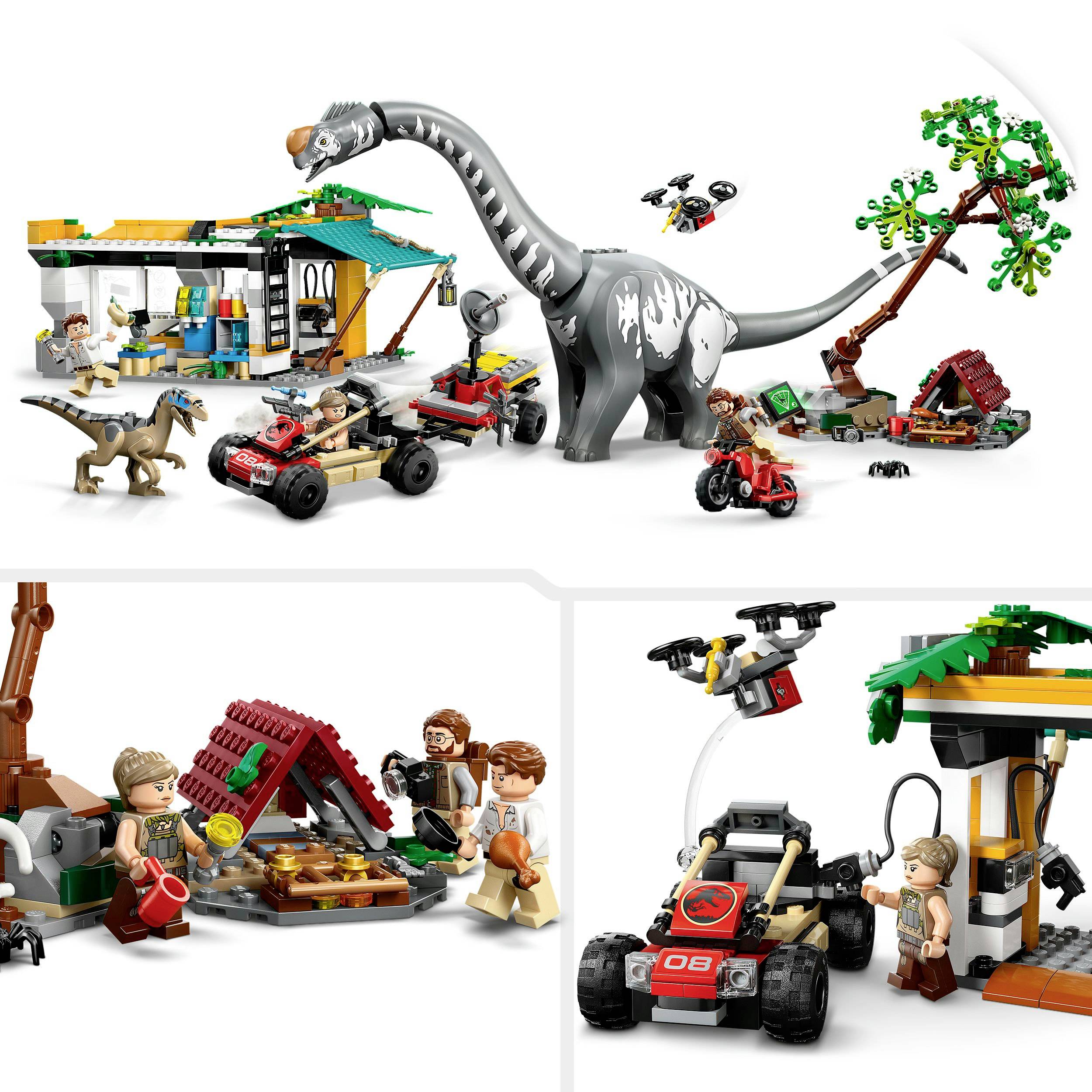 76973 LEGO® JURASSIC WORLD™ Raptor & Titanosaurus: Große Fährtensuche