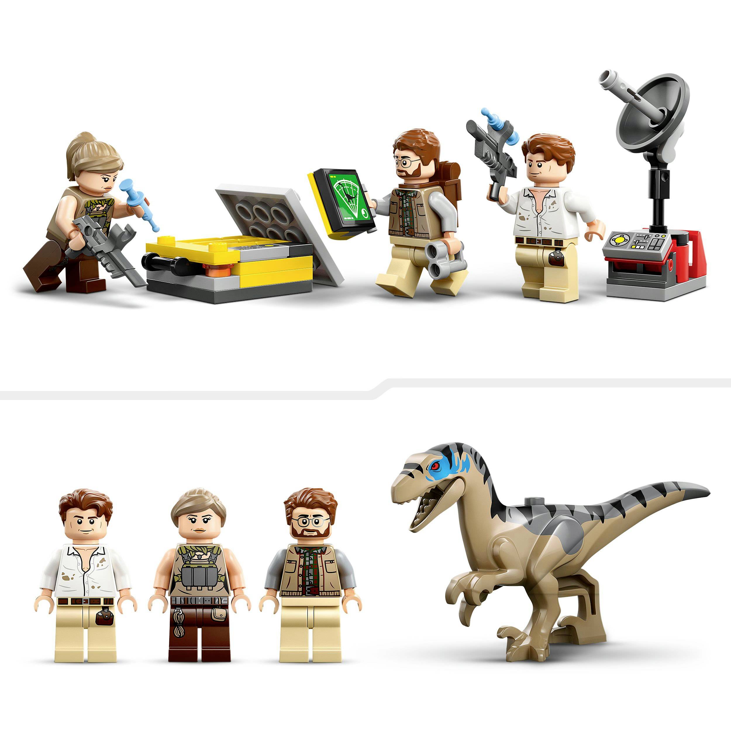 76973 LEGO® JURASSIC WORLD™ Raptor & Titanosaurus: Große Fährtensuche