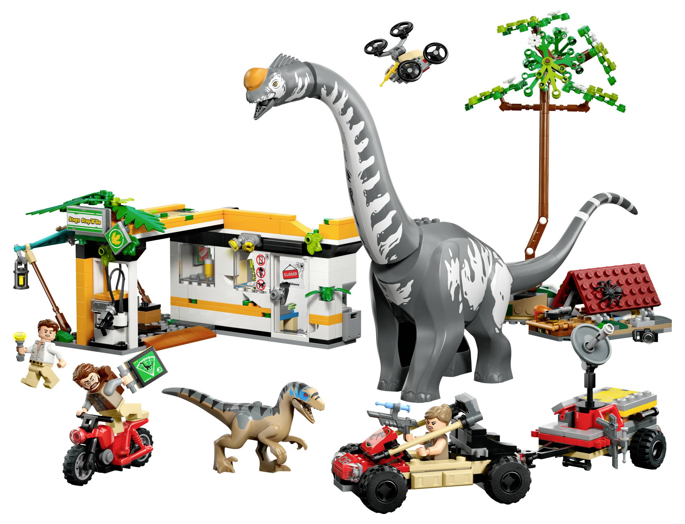 76973 LEGO® JURASSIC WORLD™ Raptor & Titanosaurus: Große Fährtensuche
