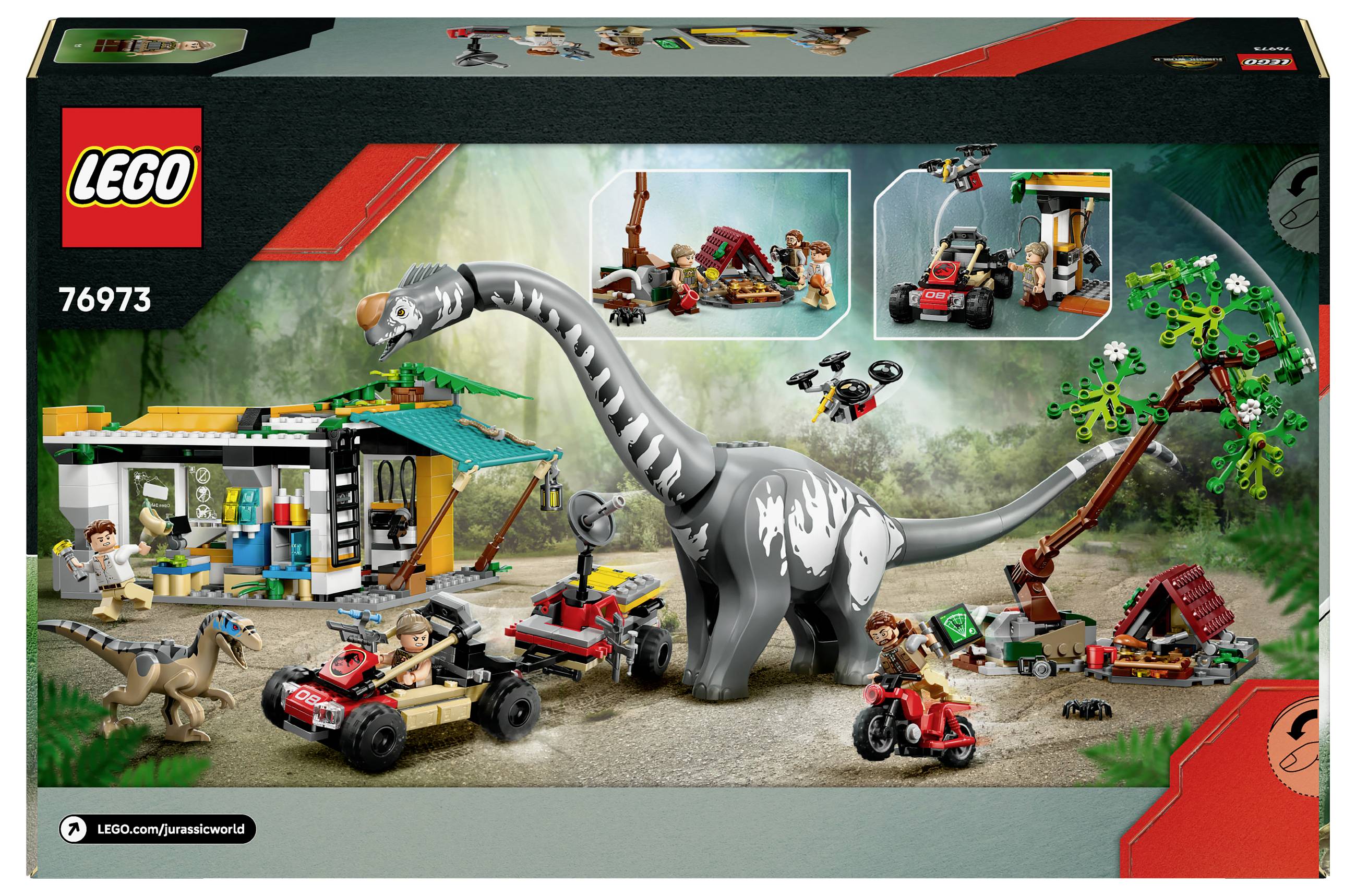 76973 LEGO® JURASSIC WORLD™ Raptor & Titanosaurus: Große Fährtensuche