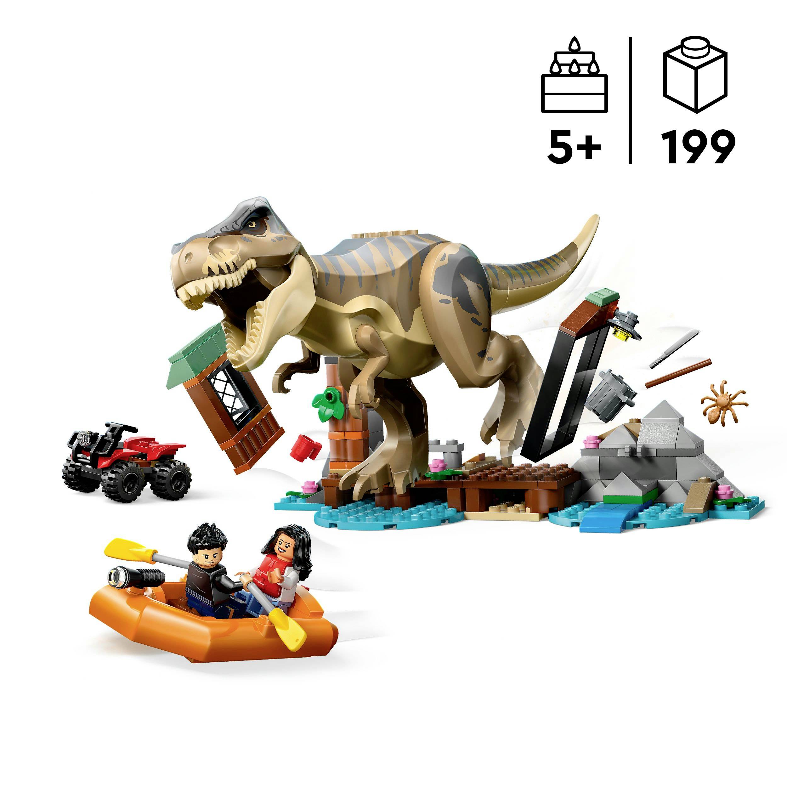 76975 LEGO® JURASSIC WORLD™ Flucht vor dem T.Rex