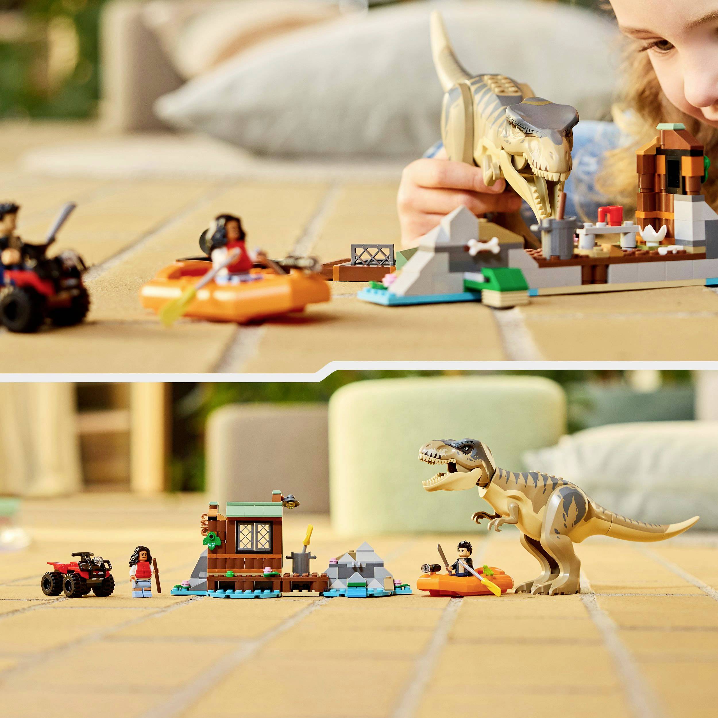 76975 LEGO® JURASSIC WORLD™ Flucht vor dem T.Rex