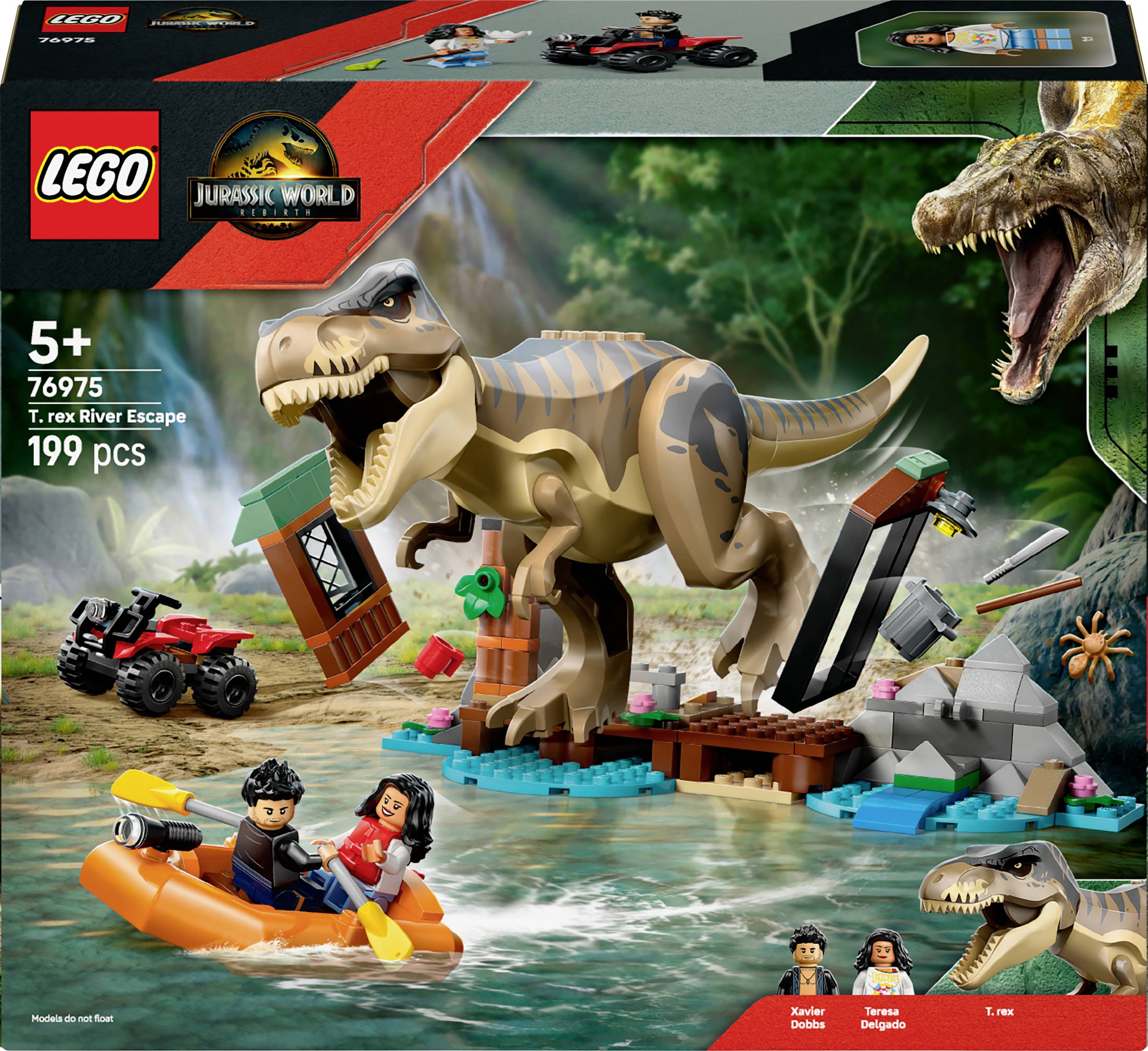 76975 LEGO® JURASSIC WORLD™ Flucht vor dem T.Rex
