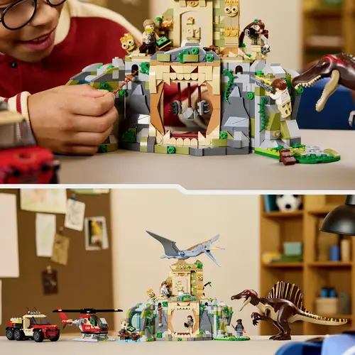 76976 LEGO® JURASSIC WORLD™ Spinosaurier & Quetzalcoatlus: Hubschrauber-Einsatz 76976 LEGO® JURASSIC WORLD™ Spinosaurier & Quetzalcoatlus: Hubschrauber-Einsatz