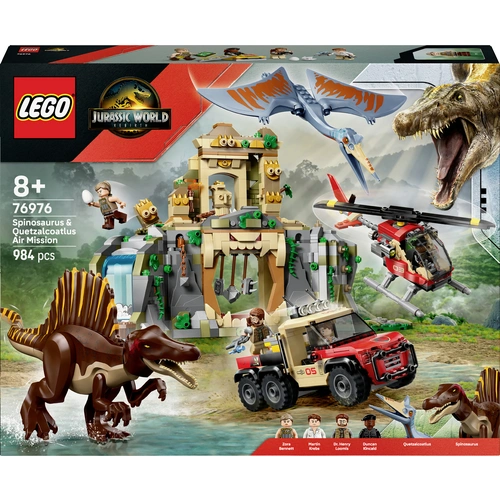 76976 LEGO® JURASSIC WORLD™ Spinosaurier & Quetzalcoatlus: Hubschrauber-Einsatz 76976 LEGO® JURASSIC WORLD™ Spinosaurier & Quetzalcoatlus: Hubschrauber-Einsatz