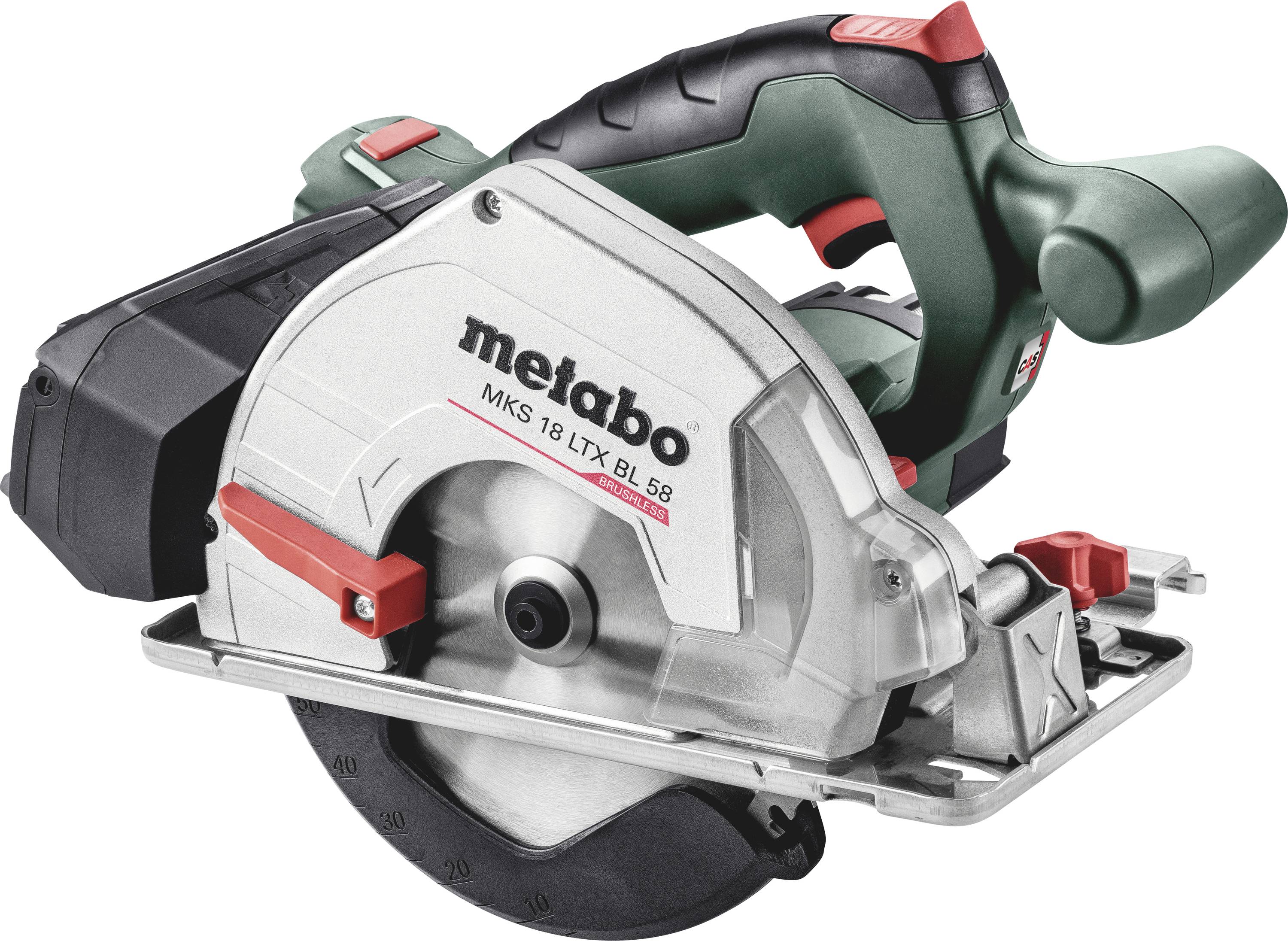 Metabo MKS 18 LTX BL 58 Akku-Handkreissäge Schnitttiefe max. (90°) 58mm