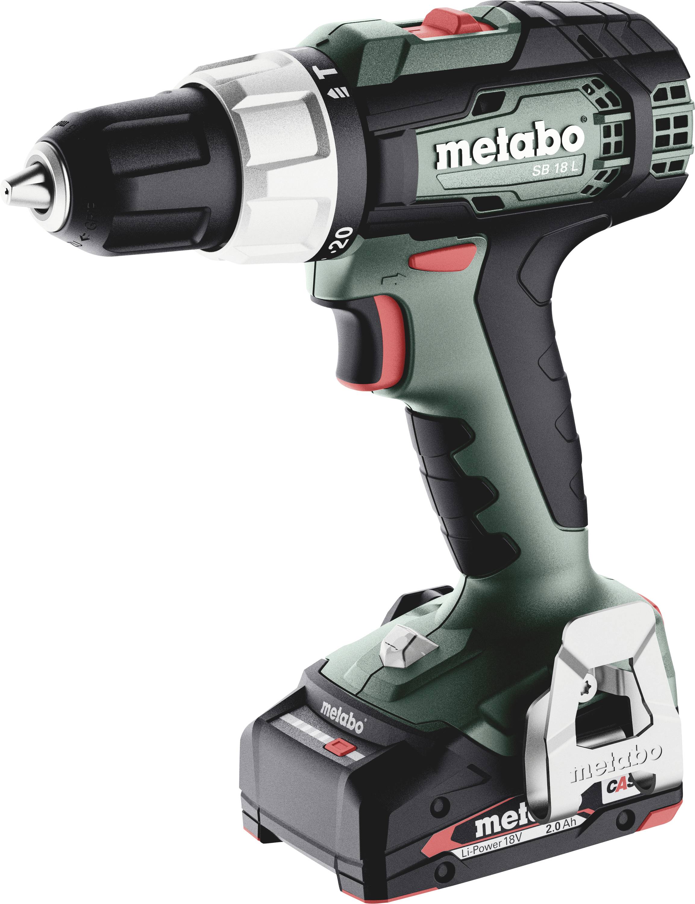 Metabo SB 18L 614053500 Akku-Schlagschrauber 60 Nm 18V Anzahl mitgelieferte Akkus 2 2Ah Li-Ion bürstenlos, inkl. Koffer, inkl.