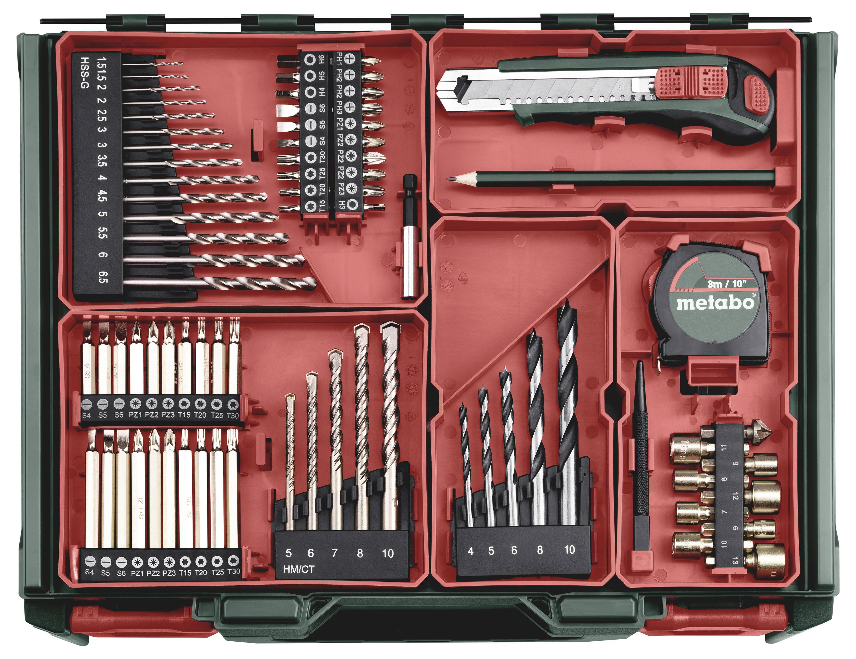 Metabo SB 18L Set 614053710 Akku-Schlagschrauber 60 Nm 18V Anzahl mitgelieferte Akkus 2 2Ah Li-Ion bürstenlos, inkl. Koffer, inkl