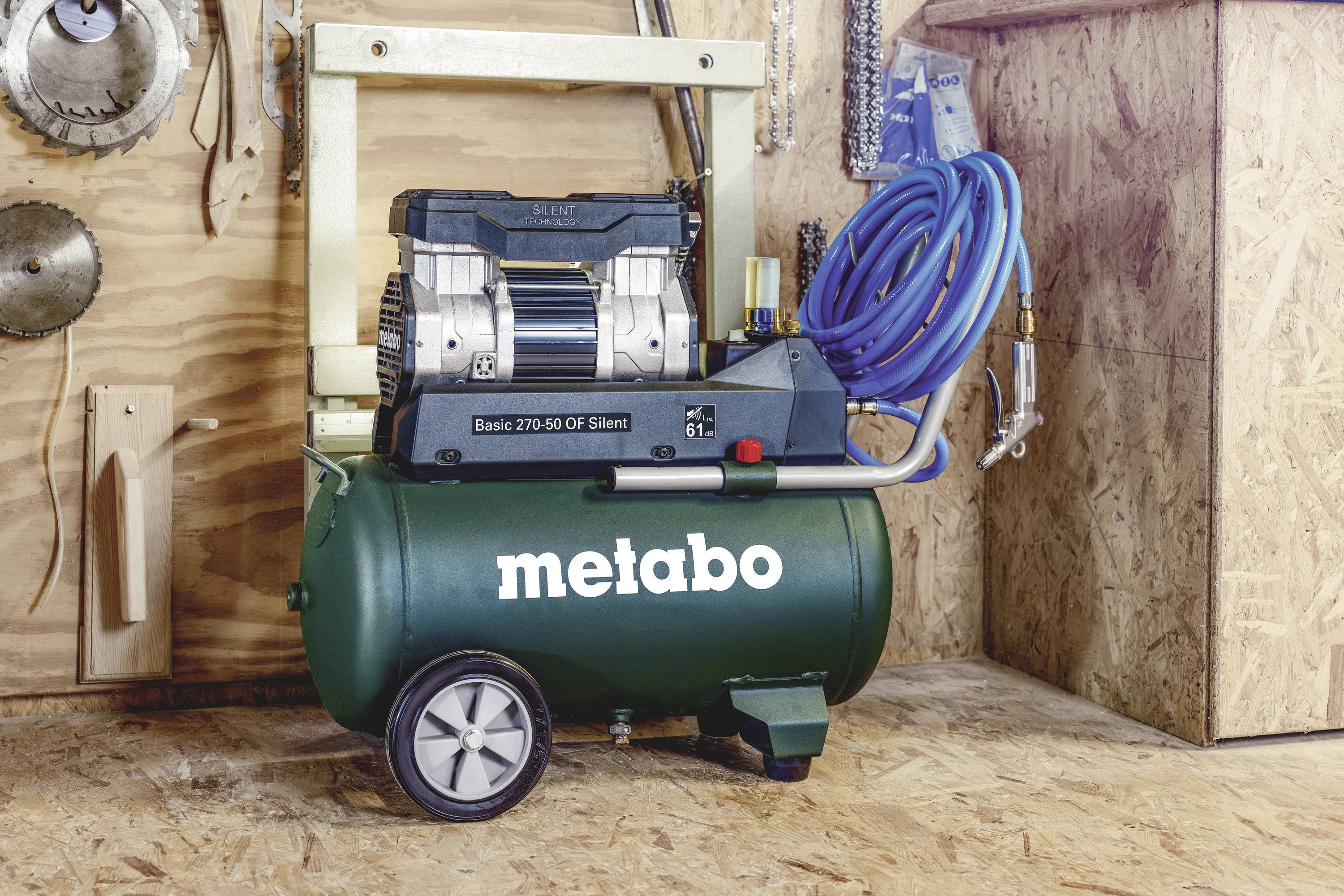 Metabo Druckluft-Kompressor Basic 270-50 OF Silent 50l