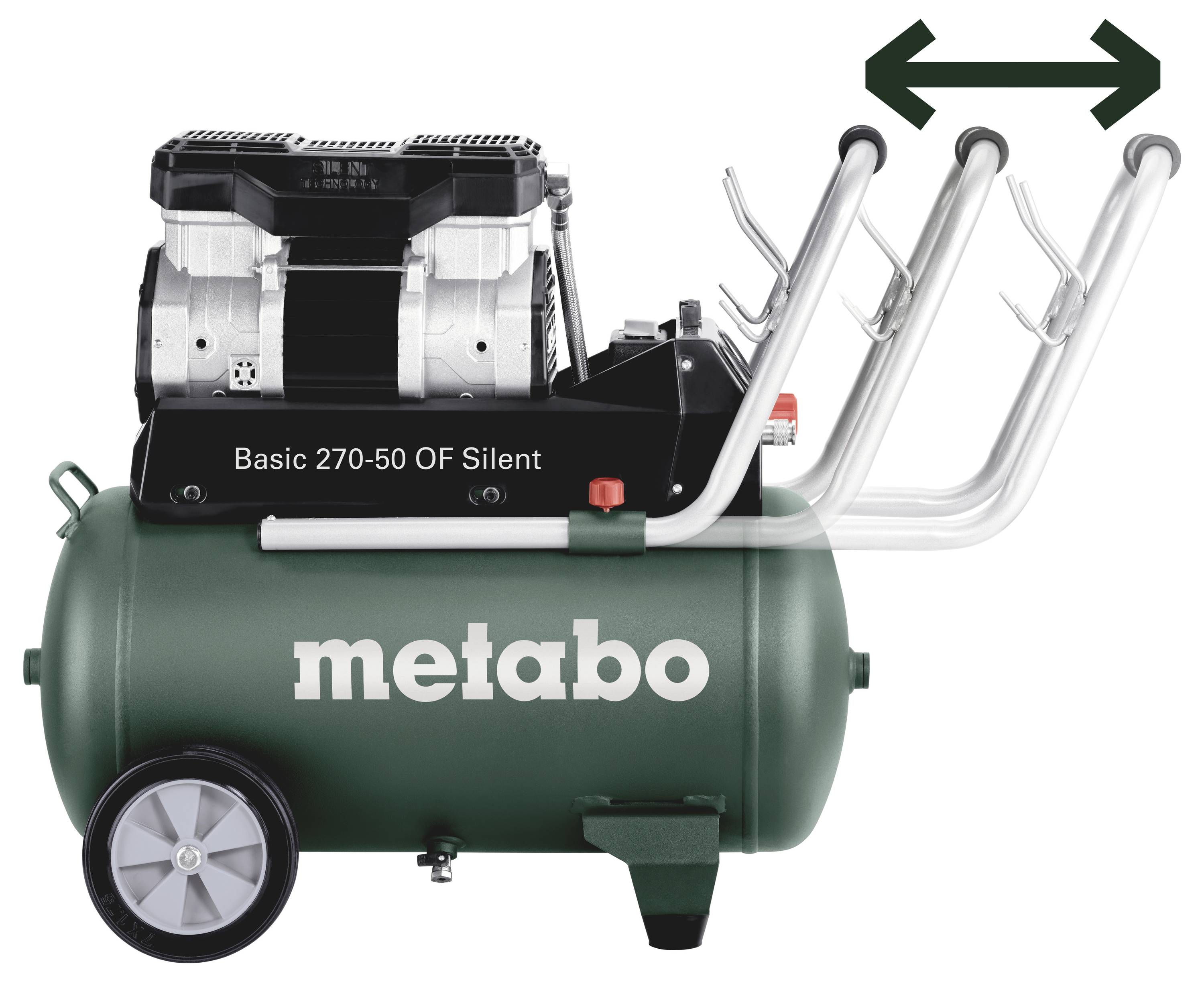 Metabo Druckluft-Kompressor Basic 270-50 OF Silent 50l