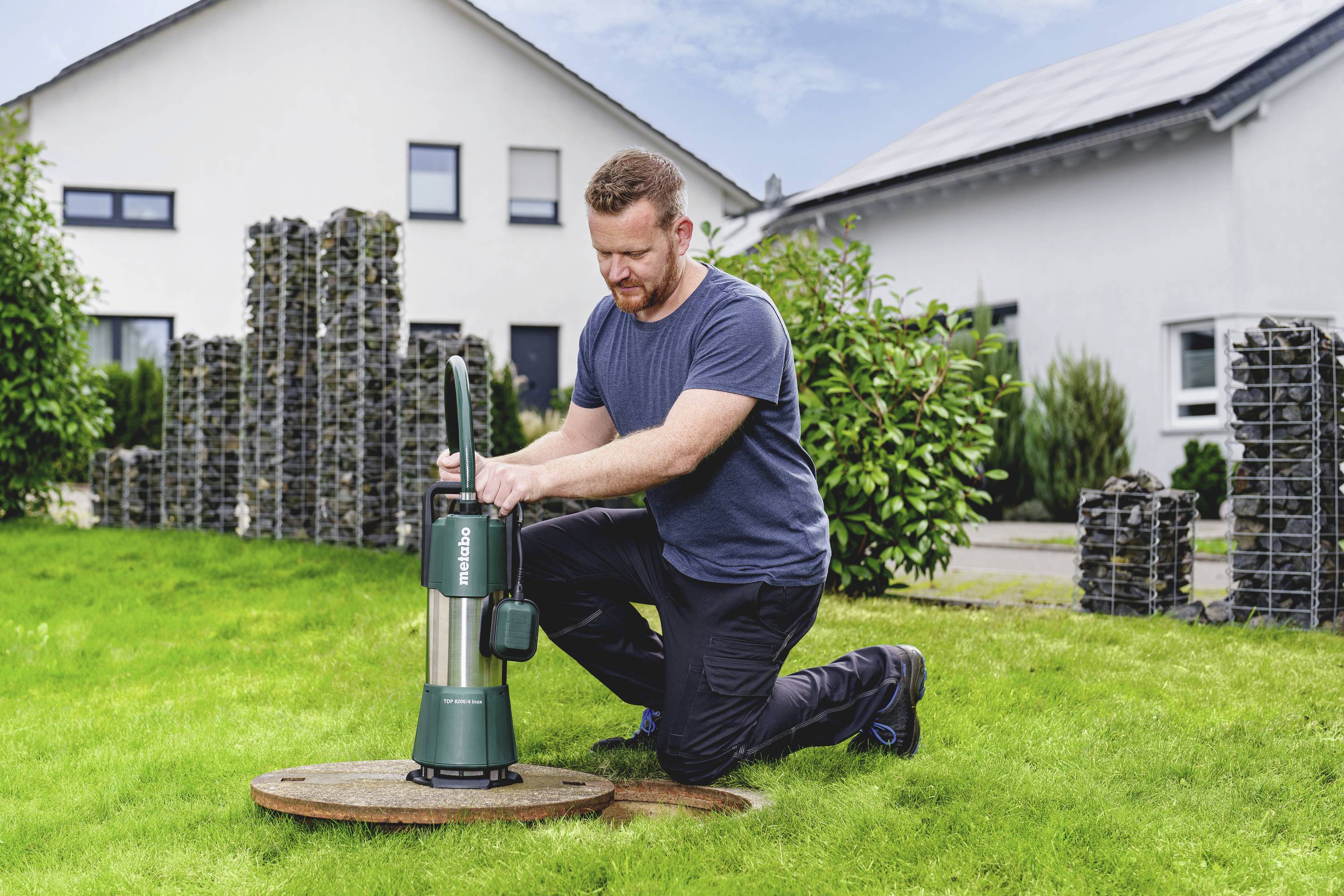 Metabo 601772000 TDP 6200/4 Inox Tauchdruck-Pumpe 6200 l/h 47m