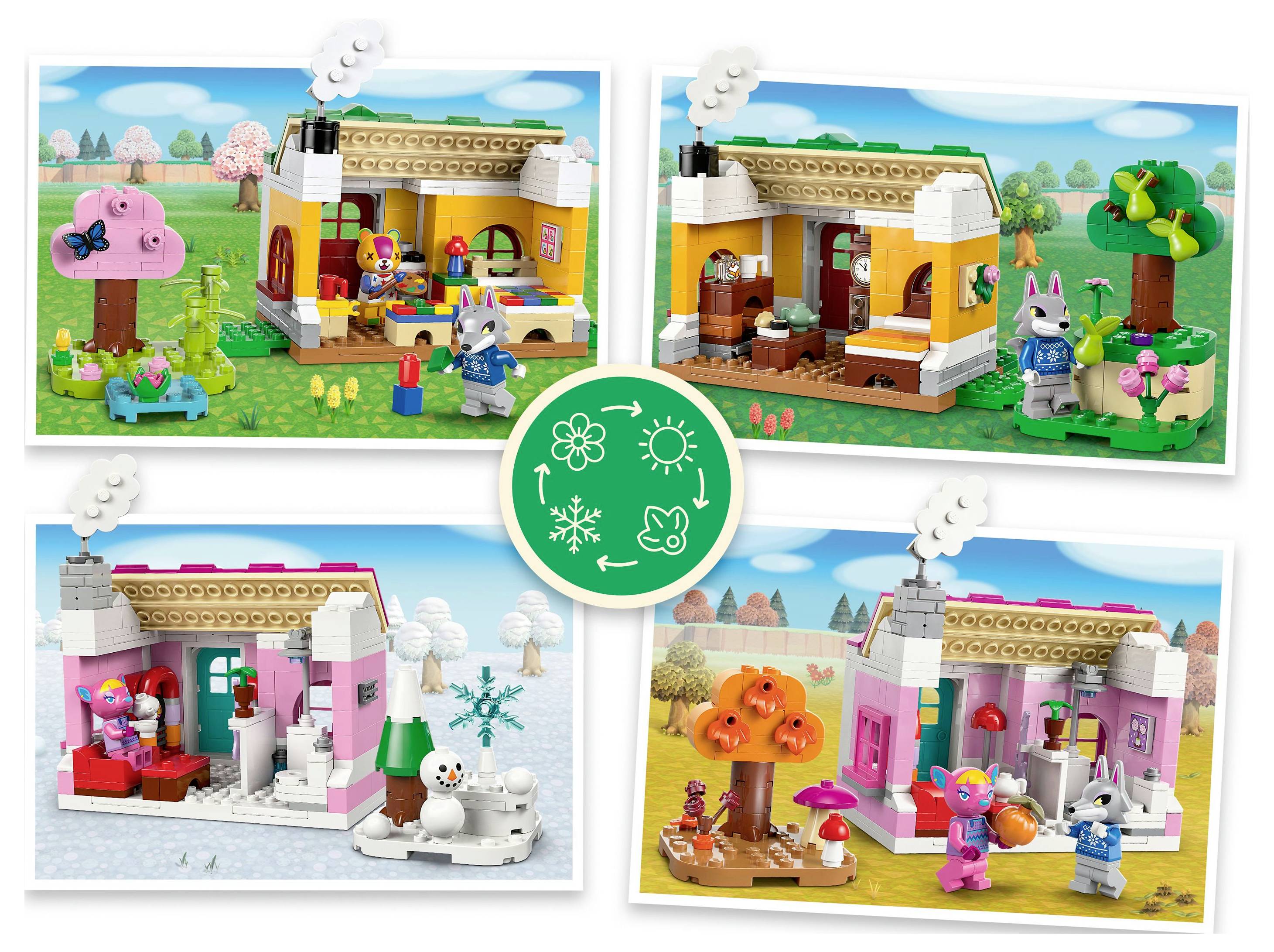 77057 LEGO® Animal Crossing Kreative Häuser: Jahreszeiten voller Spaß