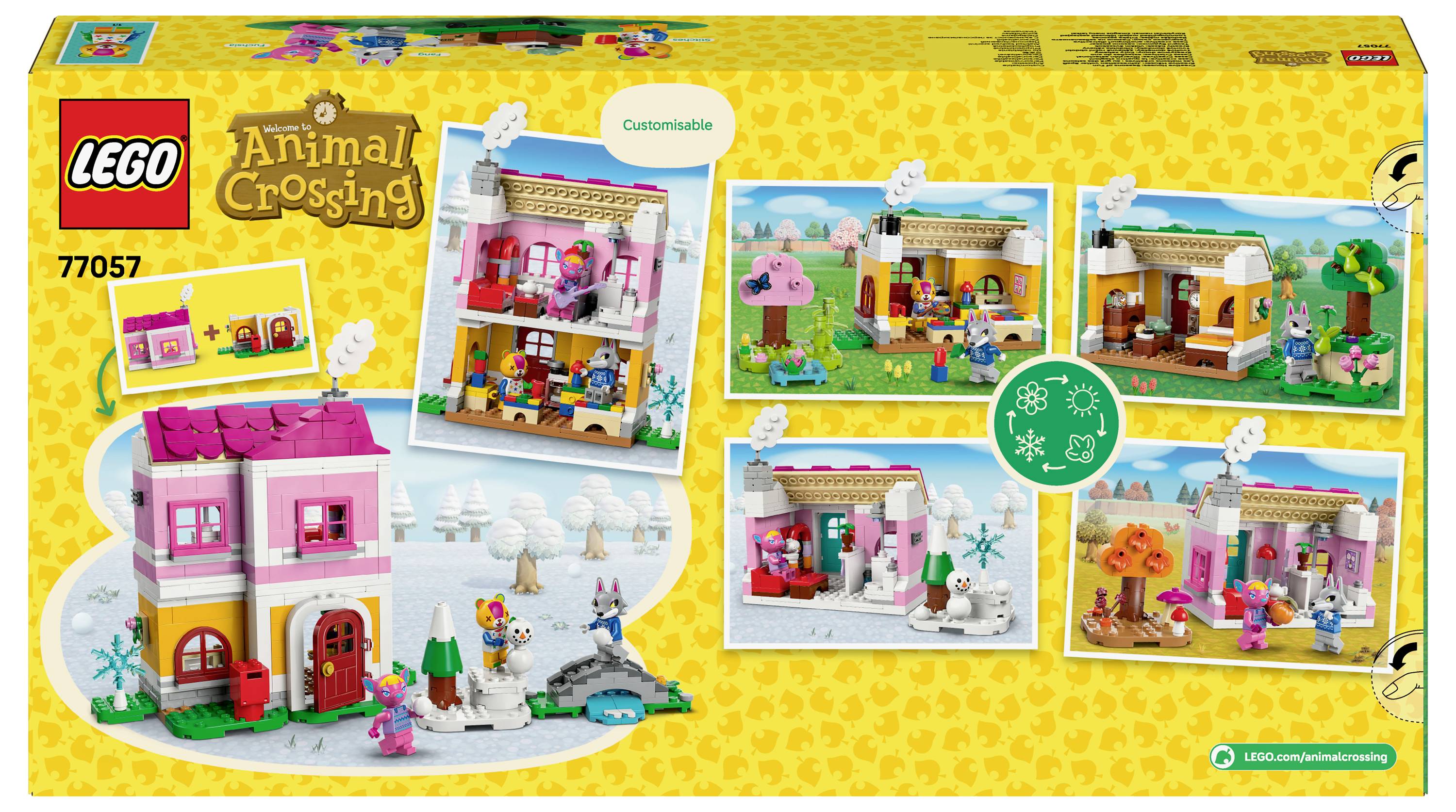 77057 LEGO® Animal Crossing Kreative Häuser: Jahreszeiten voller Spaß