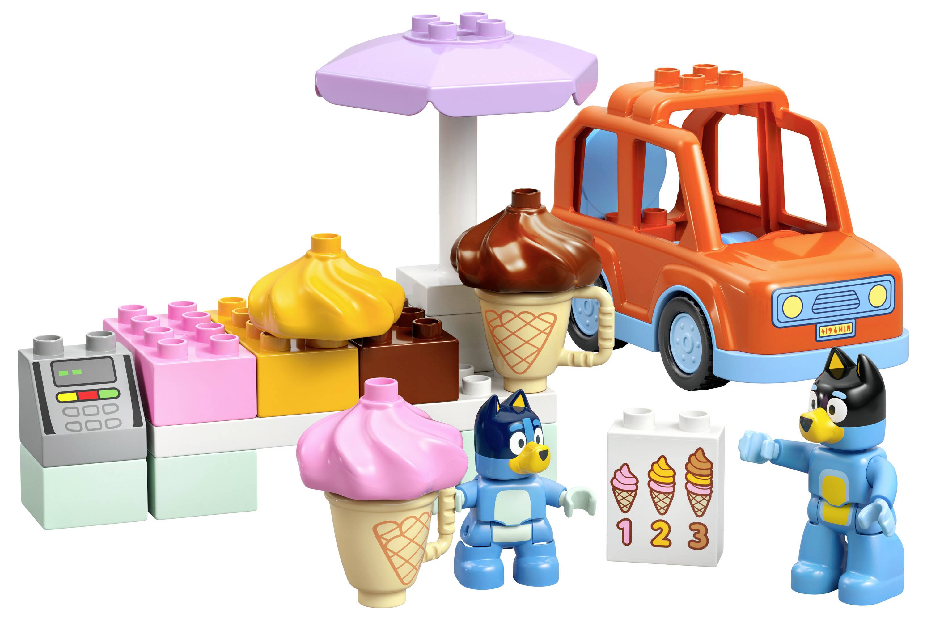 10458 LEGO® DUPLO Bluey Ausflug zur Eisdiele mit Bluey