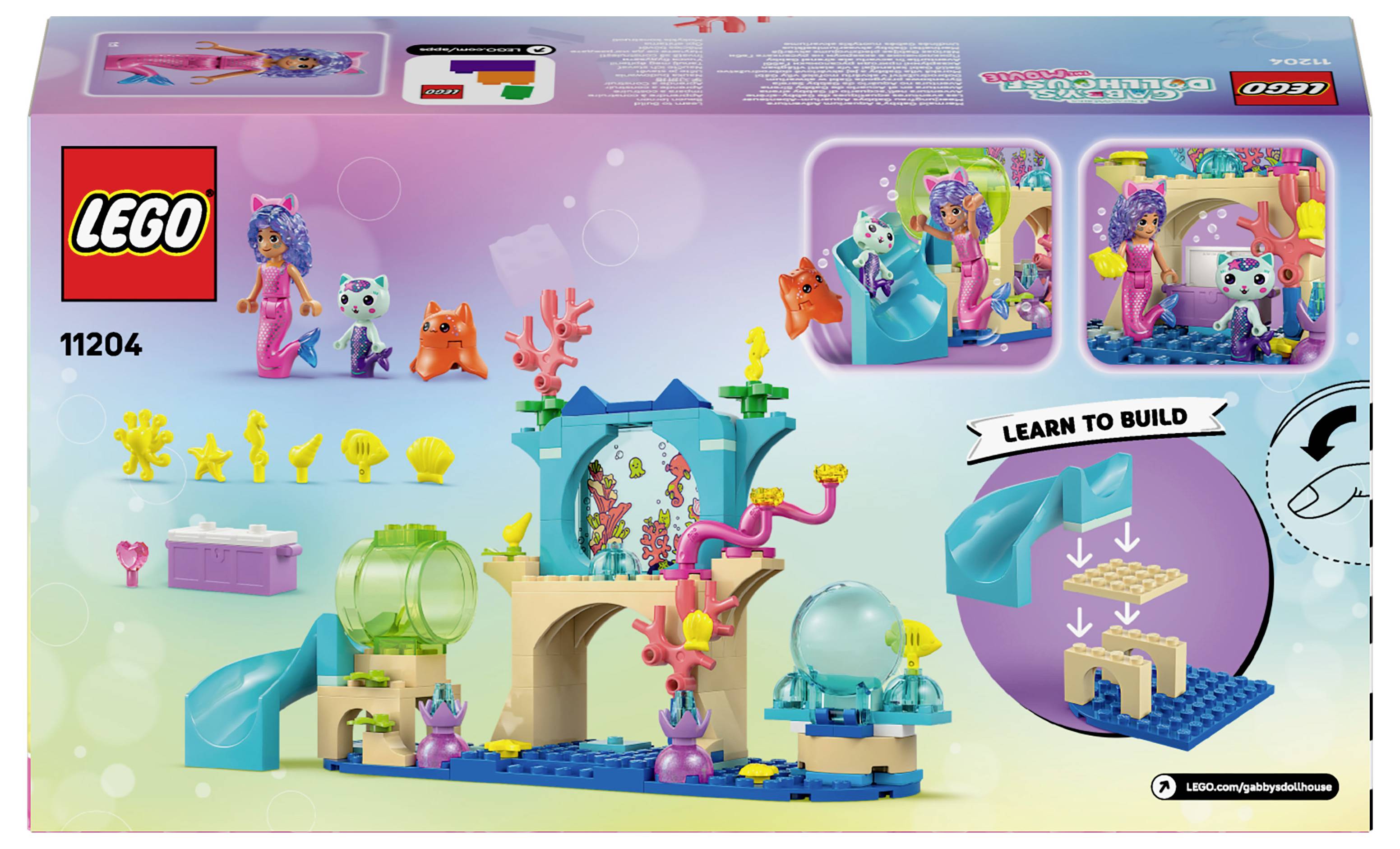 11204 LEGO® Gabby’s Dollhouse Meerjungfrau Gabbys Aquarium Abenteuer