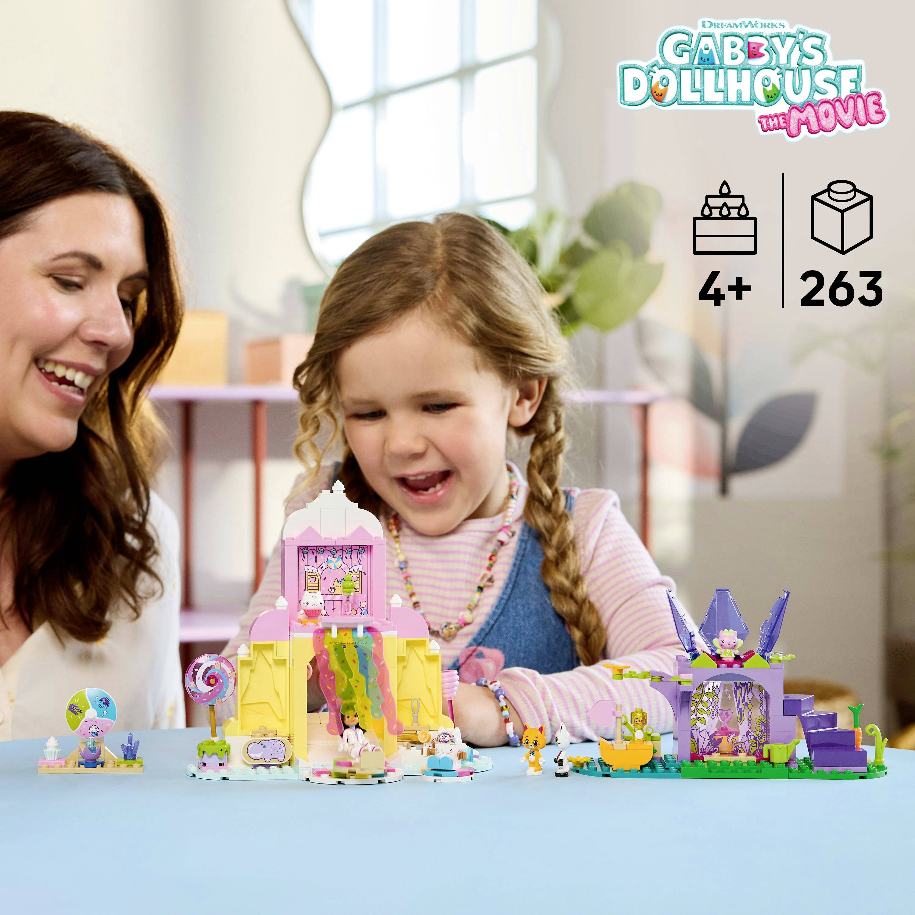 11205 LEGO® Gabby’s Dollhouse Zuckerguss-Gebirge und Kätzchen-Garten