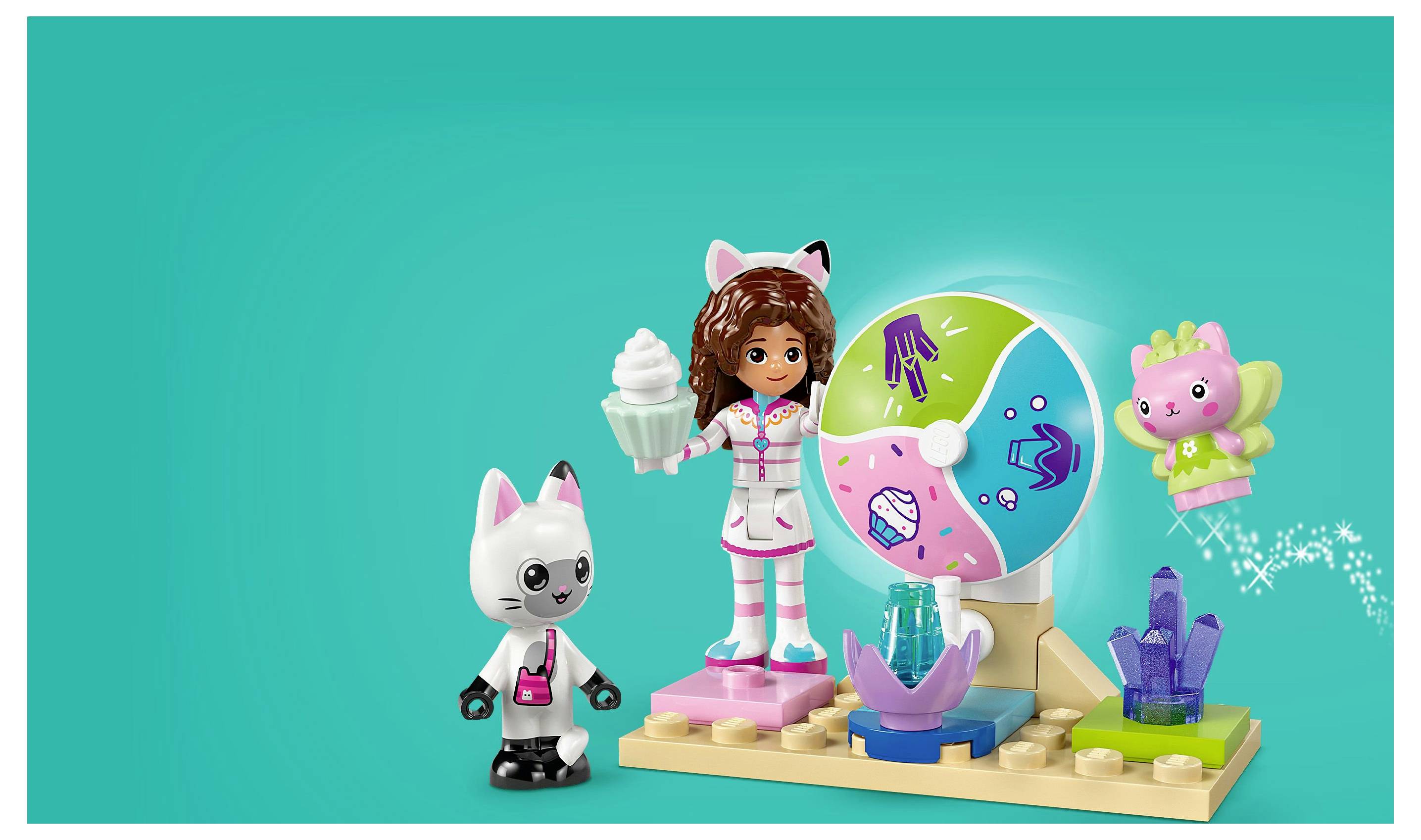 11205 LEGO® Gabby’s Dollhouse Zuckerguss-Gebirge und Kätzchen-Garten