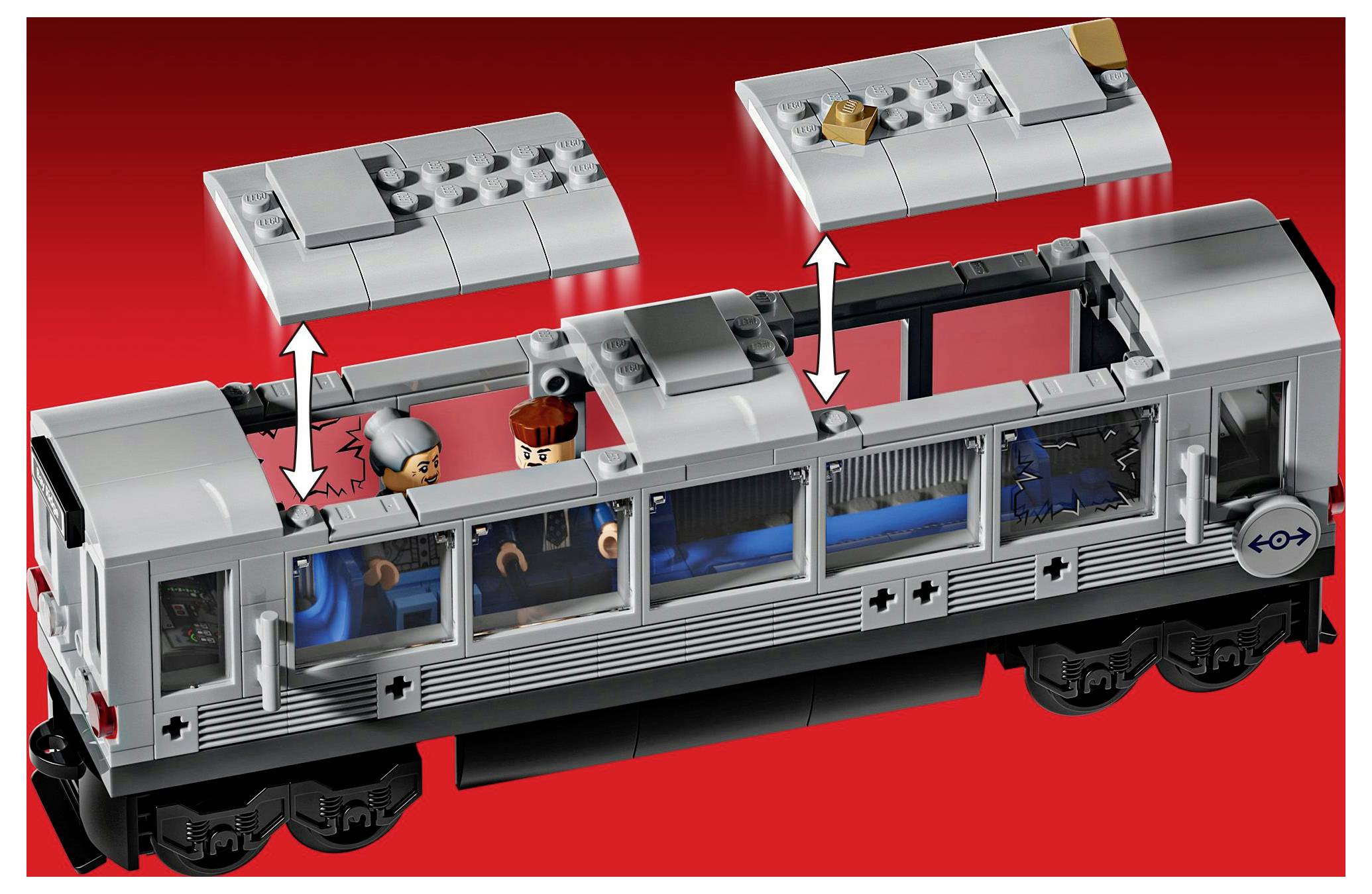 76321 LEGO® MARVEL SUPER HEROES Spider-Man vs. Doc Ock: Showdown in der U-Bahn