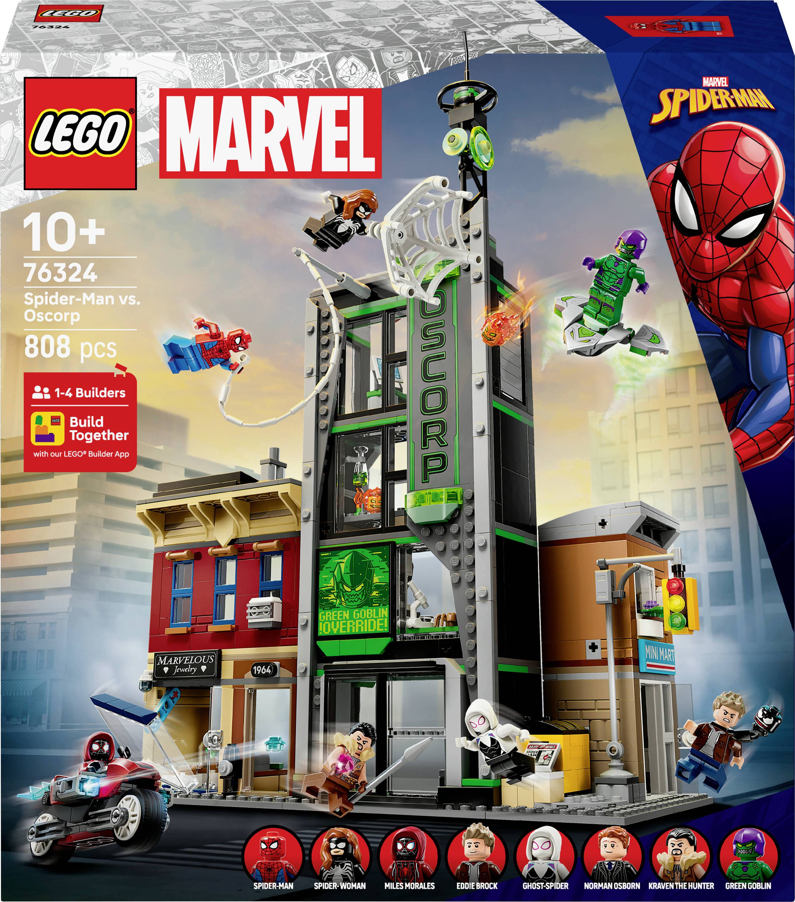 76324 LEGO® MARVEL SUPER HEROES Spider-Man vs. Oscorp