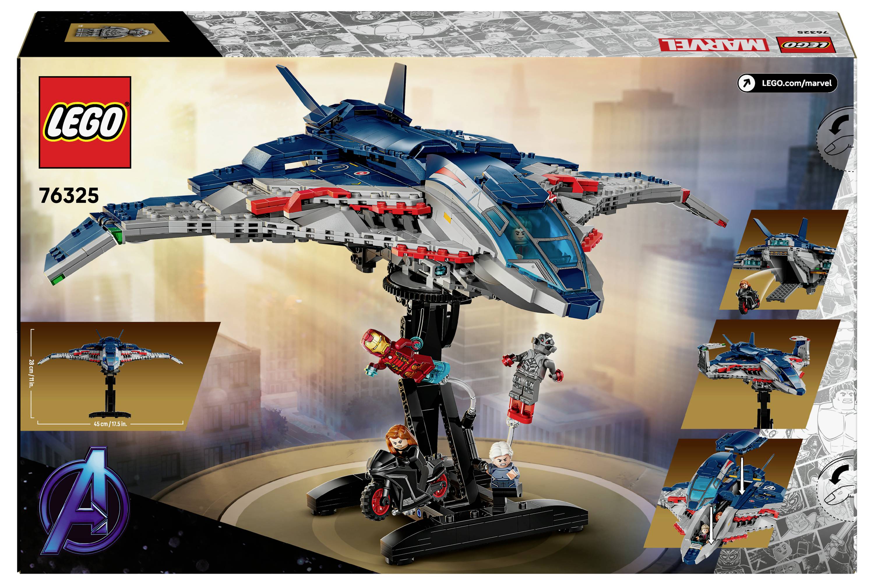 76325 LEGO® MARVEL SUPER HEROES Avengers: Age of Ultron Quinjet