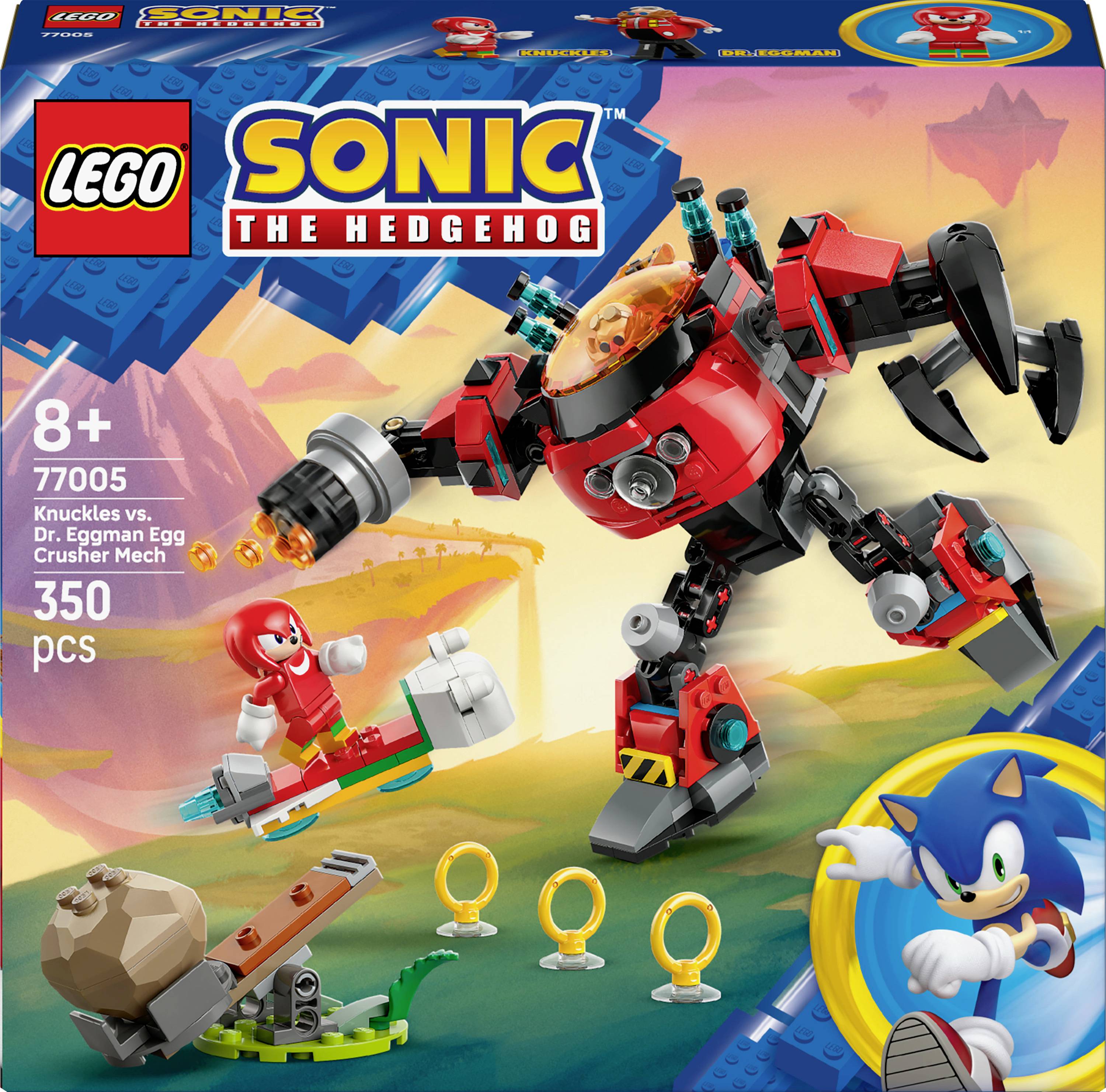 77005 LEGO® Sonic the Hedgehog Knuckles vs. Dr. Eggmans Egg Crusher Mech