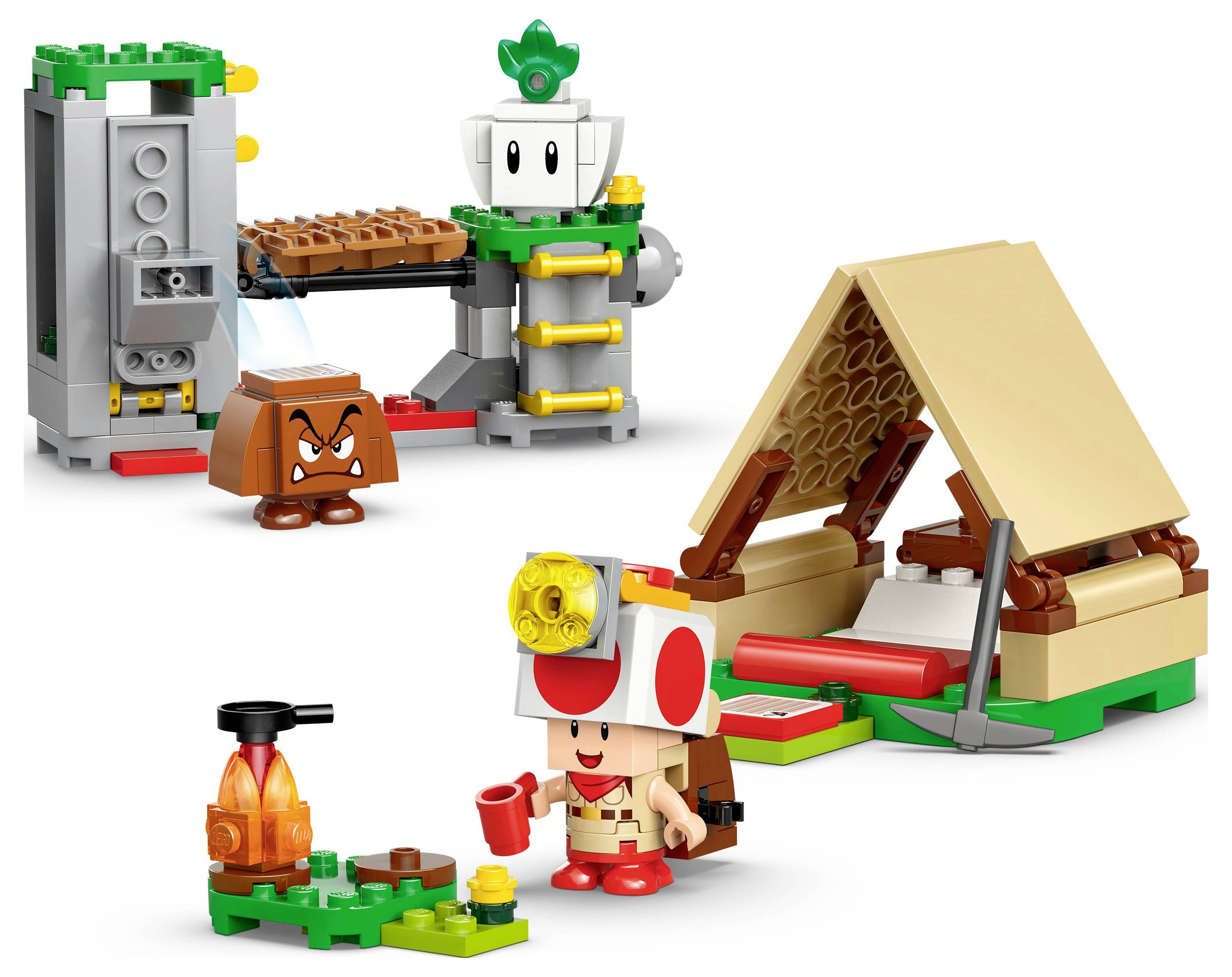 72040 LEGO® Super Mario™ Kapitän Toad-Camp