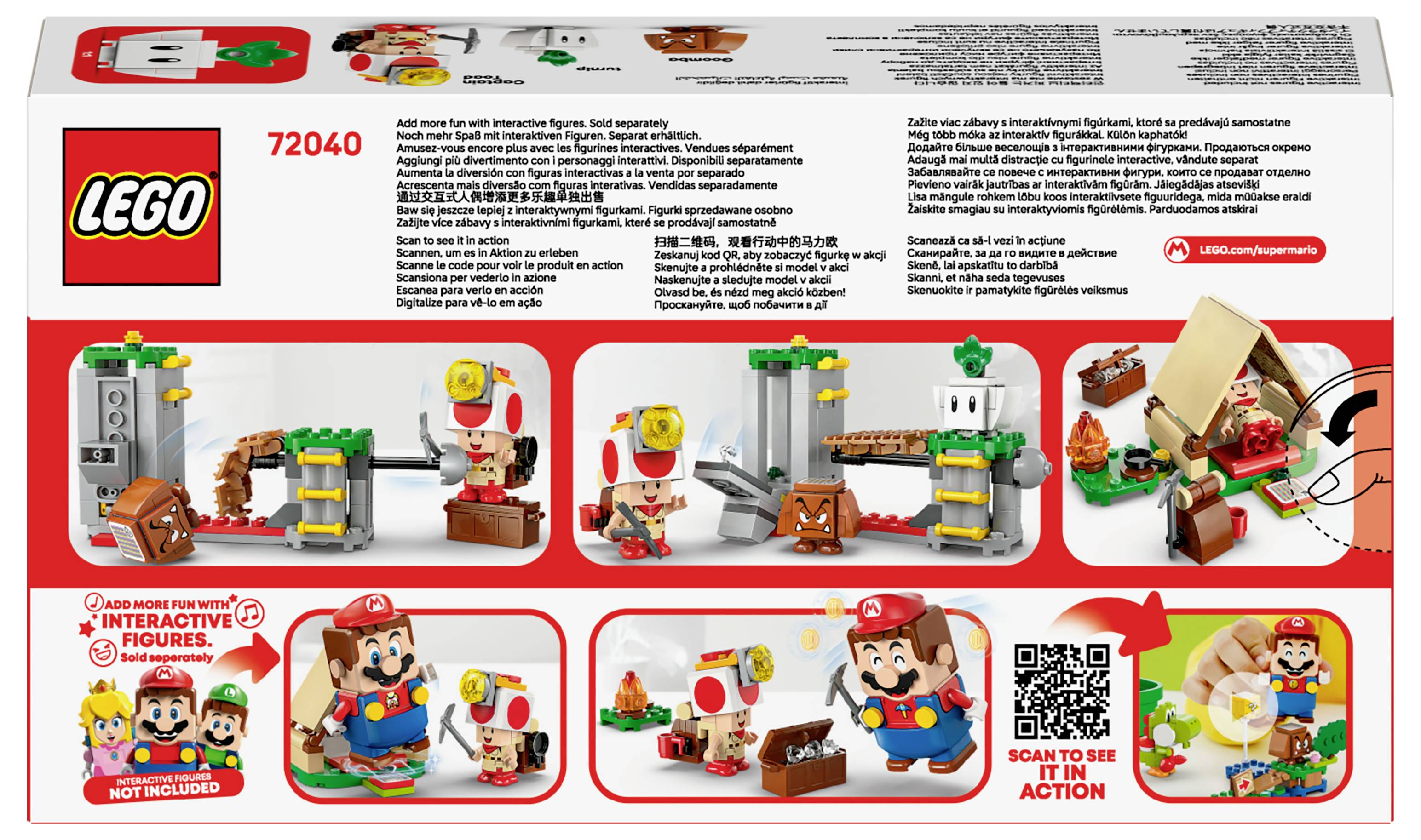 72040 LEGO® Super Mario™ Kapitän Toad-Camp