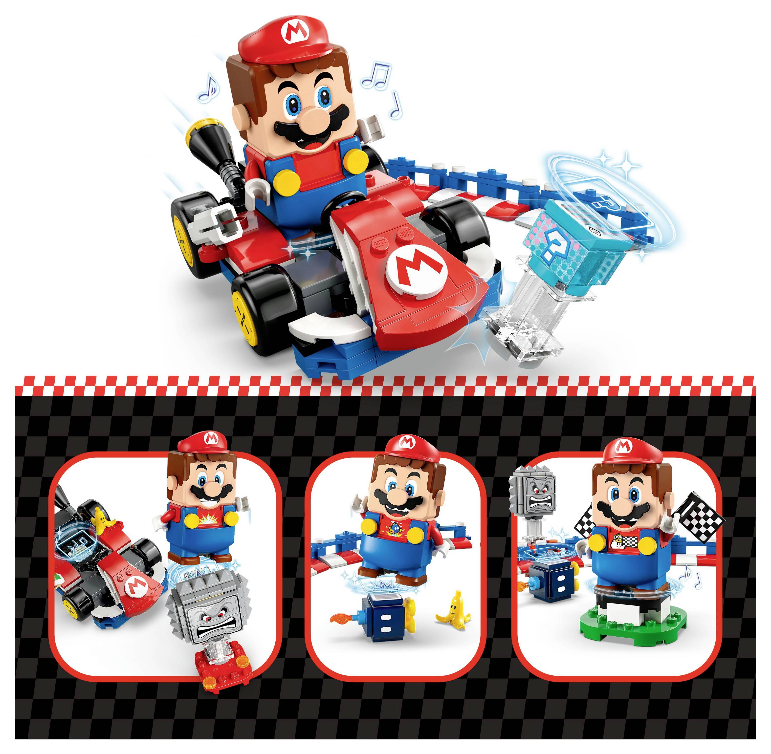 72043 LEGO® Super Mario™ Mario Kart™ – Interaktiver LEGO® Mario™ & Standard-Kart