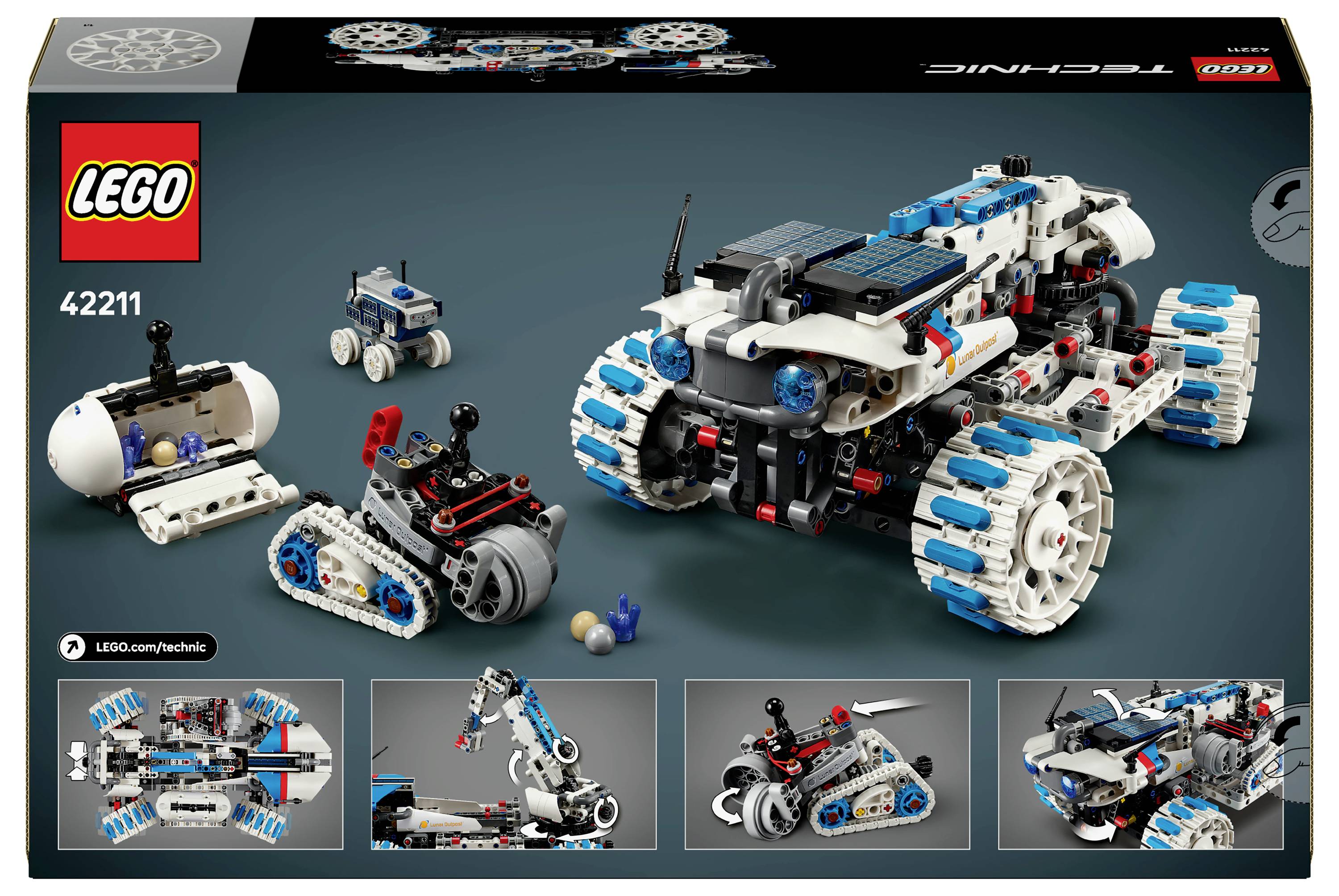 42211 LEGO® TECHNIC Lunar Outpost™ Mondrover-Raumfahrzeug
