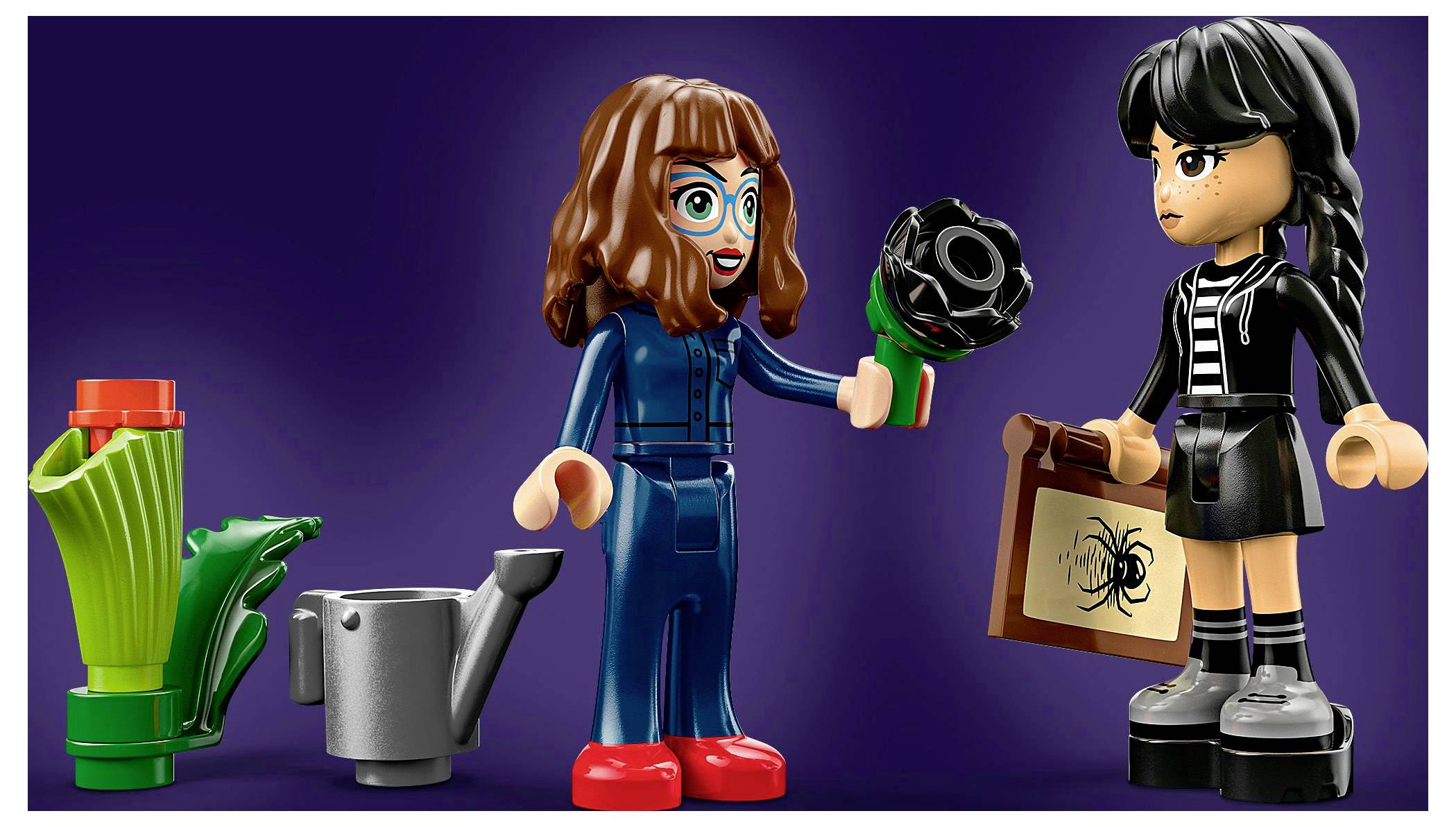 76784 LEGO® Wednesday Schwarze Dahlie