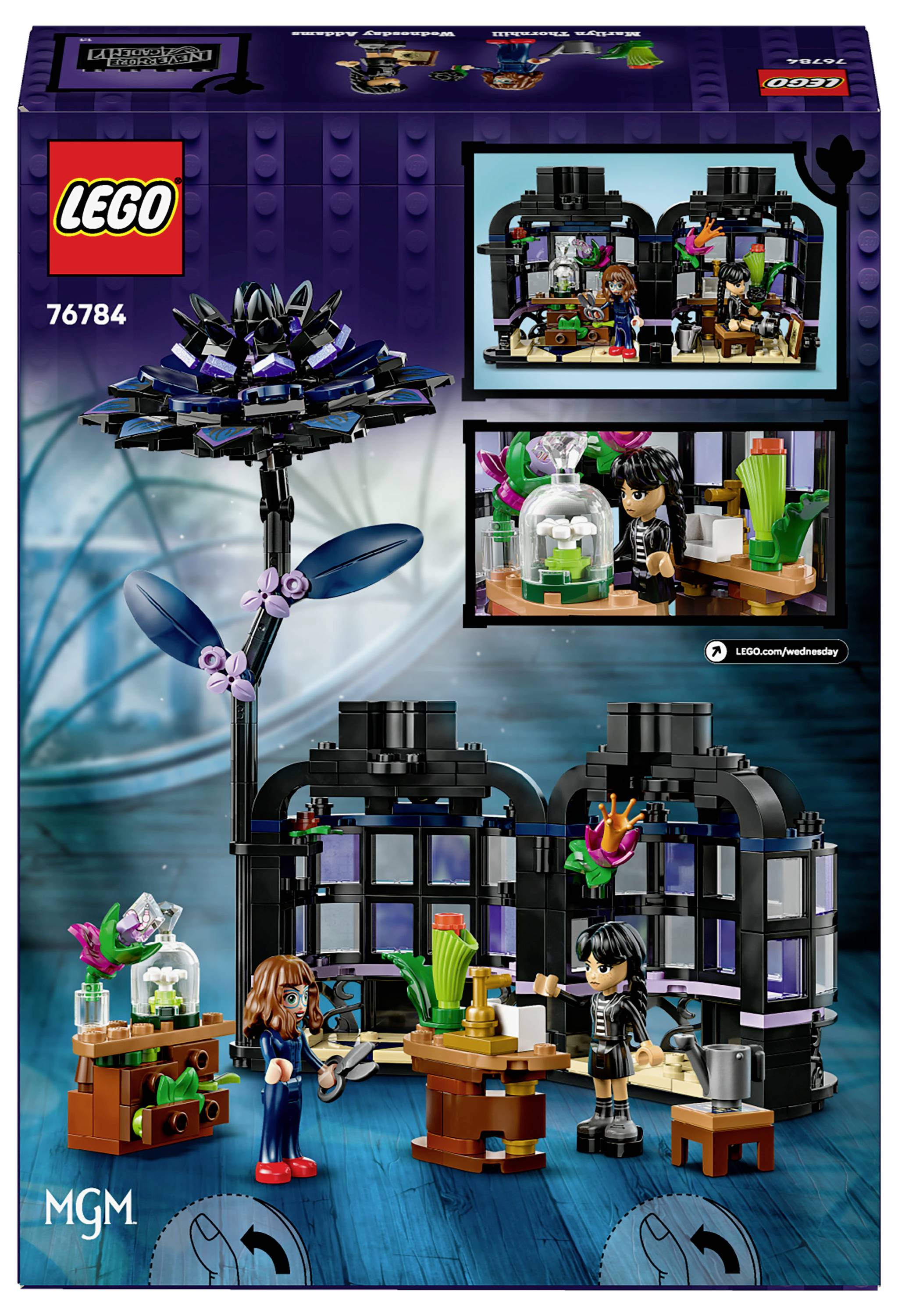 76784 LEGO® Wednesday Schwarze Dahlie