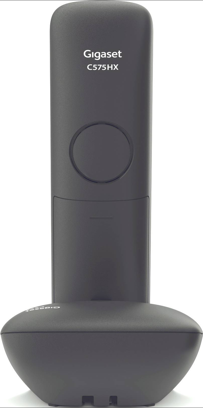 Gigaset C575HX DECT/GAP Schnurgebundenes Telefon, analog Babyphone, Freisprechen, für Hörgeräte kompatibel Schwarz