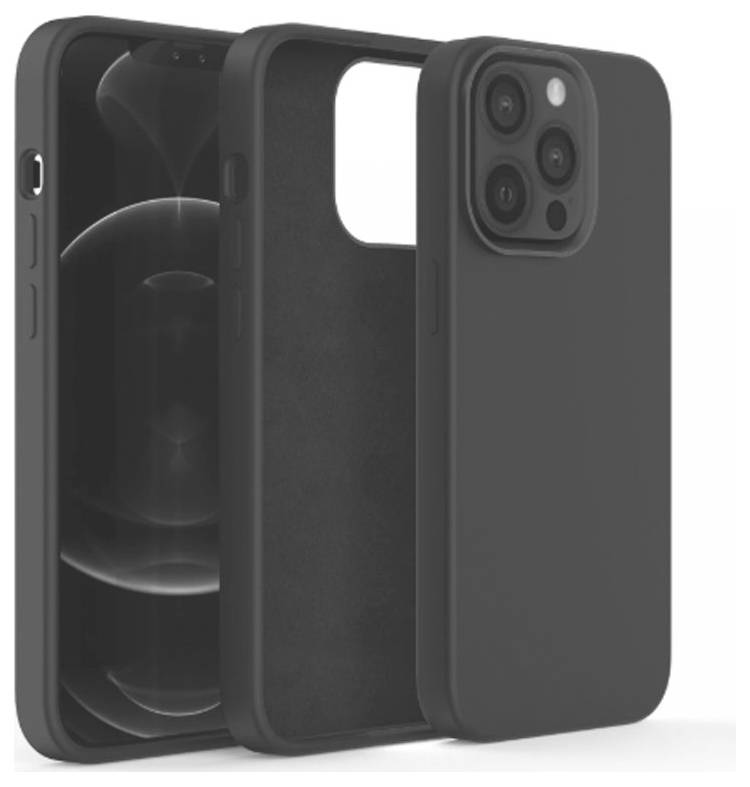 4Smarts Liquid Silicone Case Cupertino f Cover Apple iPhone 14 Schwarz 540151