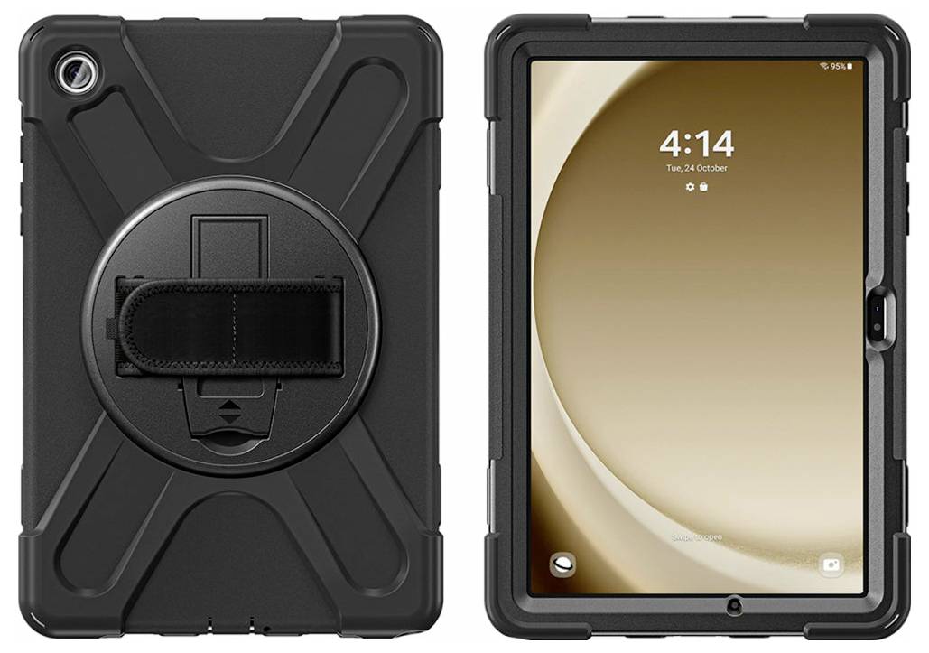4Smarts Rugged Case Grip für Samsung Gal Tablet-Cover Samsung Galaxy Tab A9+ SM-X210, SM-X215, SM-X216 27,9cm (11") Schwarz