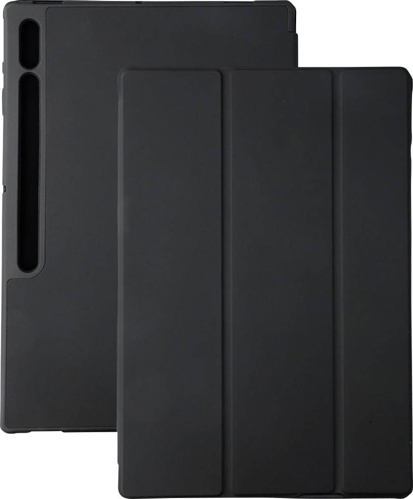 4Smarts 4smarts Folio Case Basic für Samsung Gal Tablet-Cover Samsung Galaxy Tab S9 Ultra, Galaxy Tab S10 Ultra 37,1 cm (14,6") Schwarz