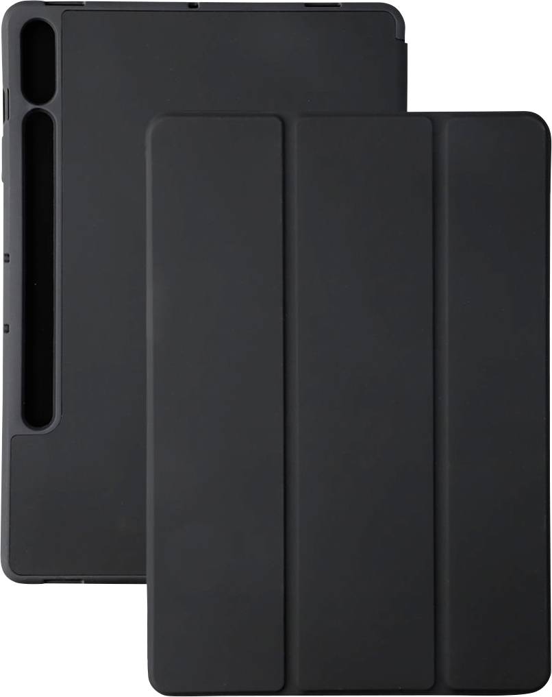 4Smarts 4smarts Folio Case Basic für Samsung Gal Tablet-Cover Samsung Galaxy Tab S9+, Galaxy Tab S10+, Galaxy Tab S9 FE+ 31,5 cm (12,4") Schwarz