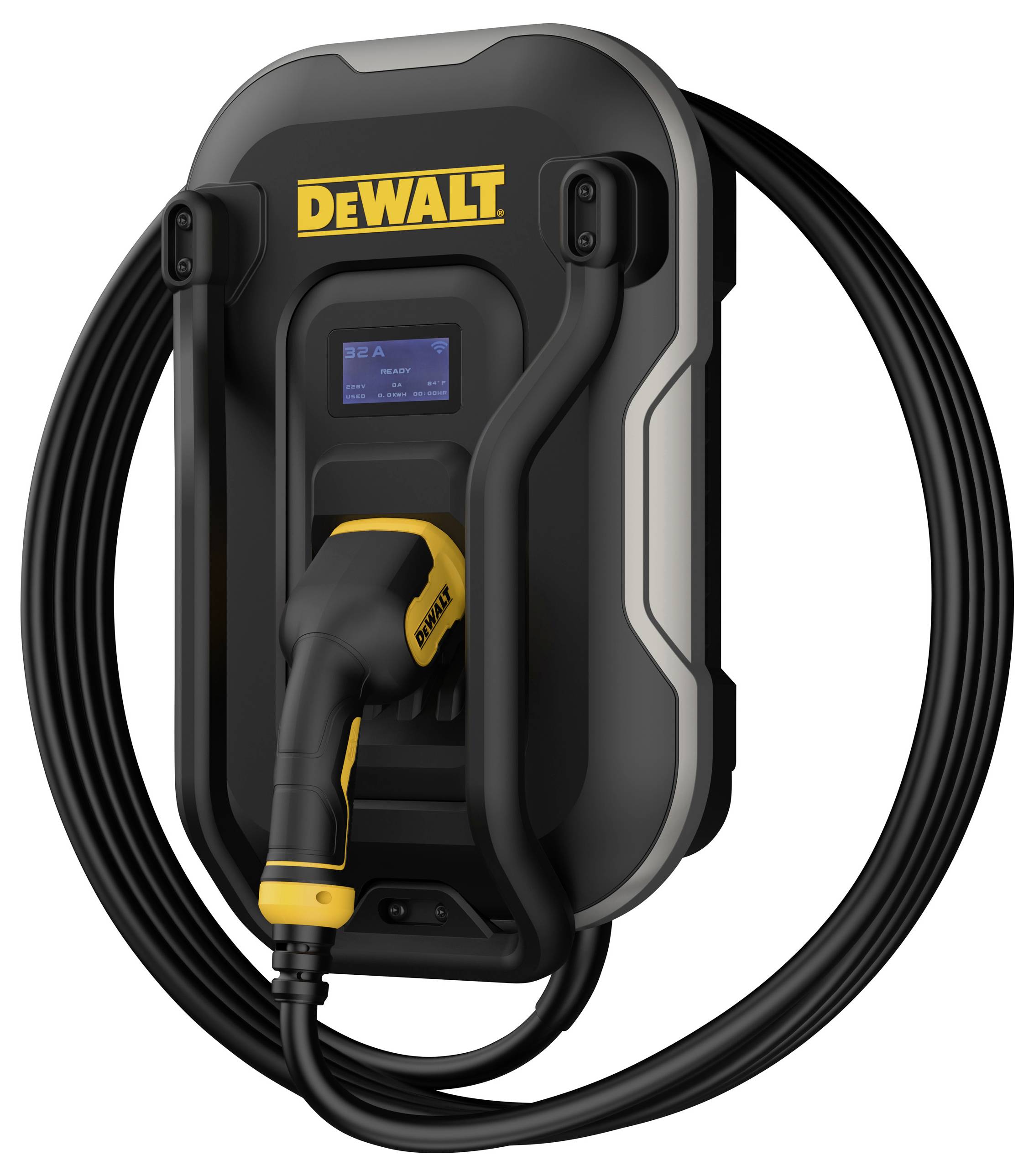 DEWALT EV200D-32W-22C Wallbox Typ 2 Mode 3 32 A 22 kW RFID, App
