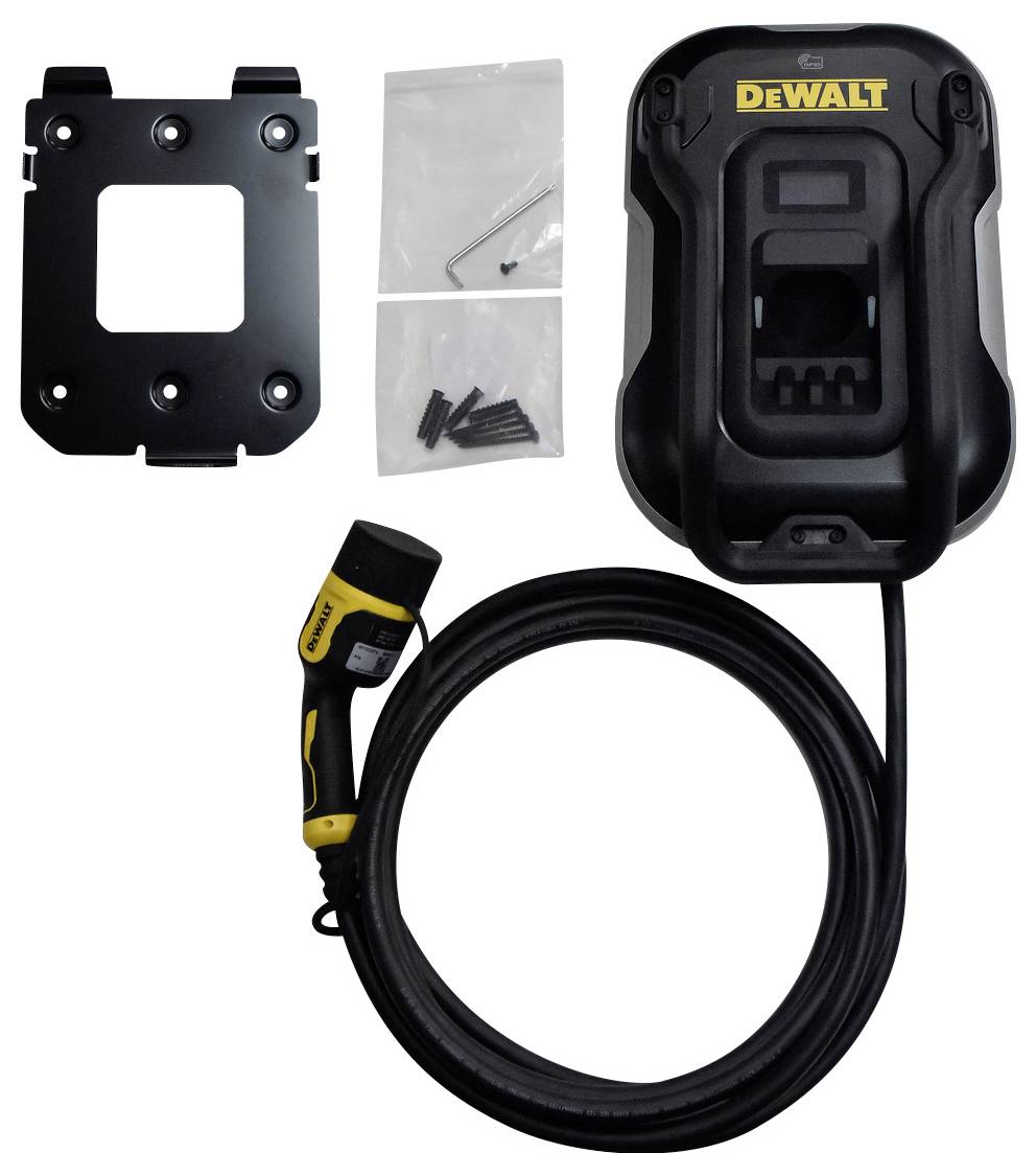 DEWALT EV200D-32W-22C Wallbox Typ 2 Mode 3 32 A 22 kW RFID, App