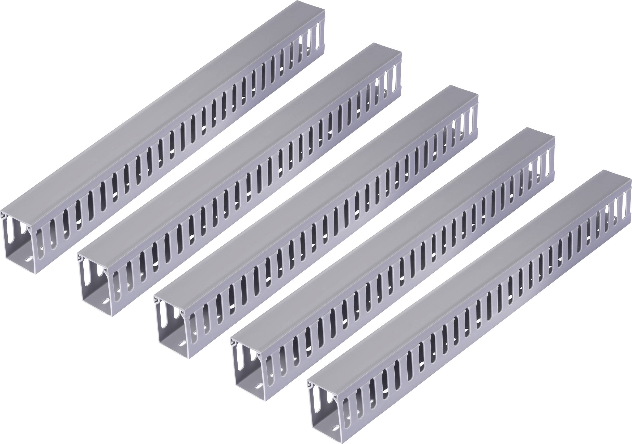 Sygonix SY-6801160 Verdrahtungskanal (L x B x H) 2000 x 25 x 40mm 5 St. Grau