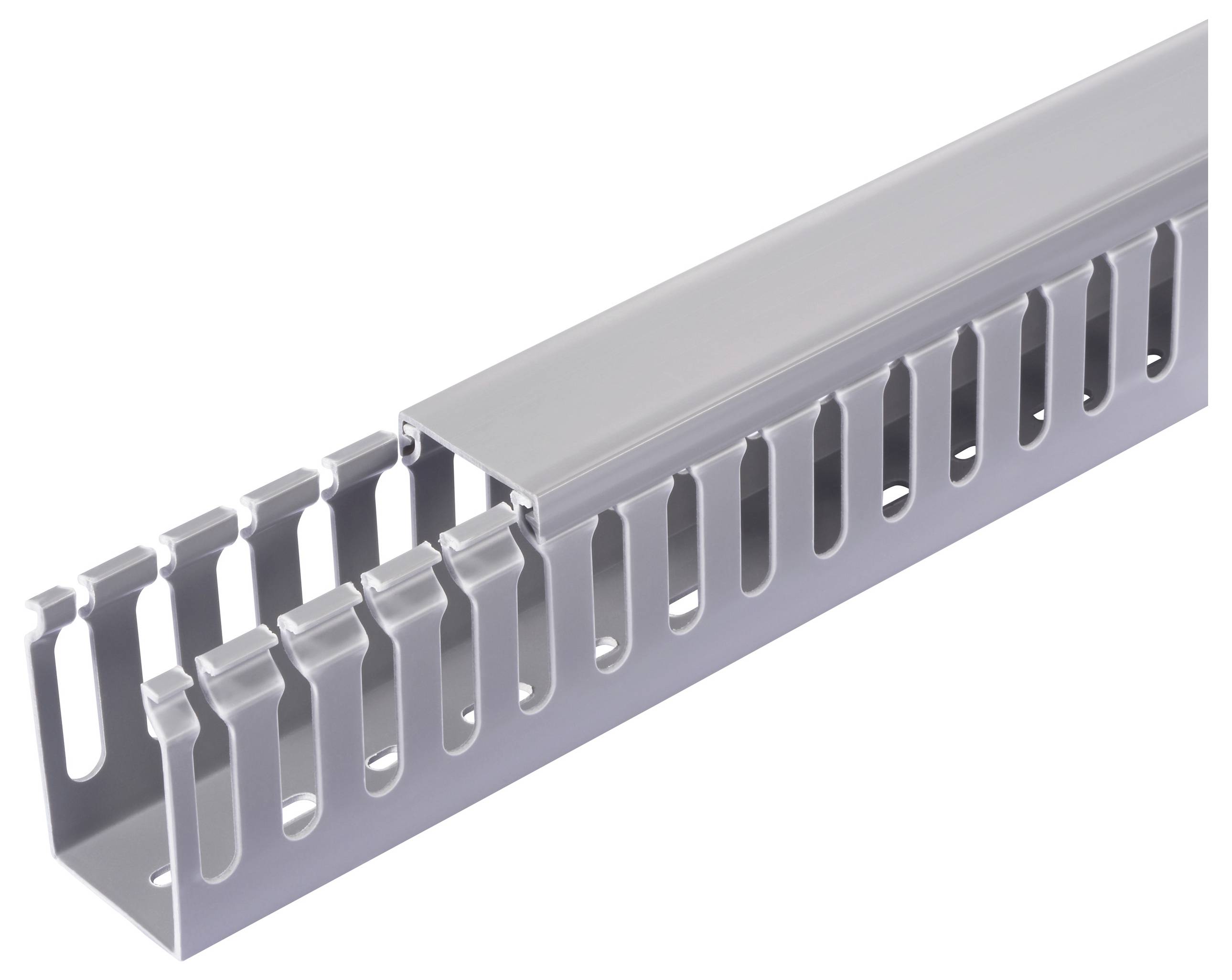 Sygonix SY-6801160 Verdrahtungskanal (L x B x H) 2000 x 25 x 40mm 5 St. Grau