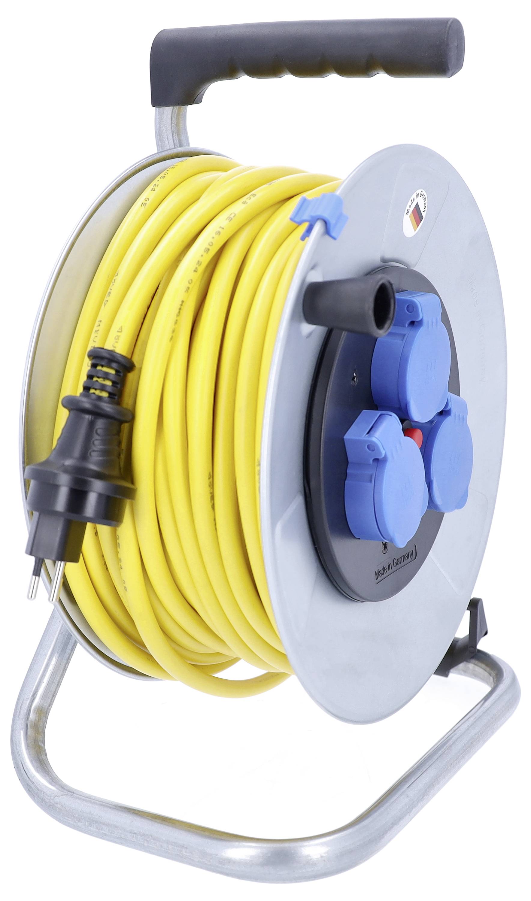 AS Schwabe 711591 Kabeltrommel 33m Gelb